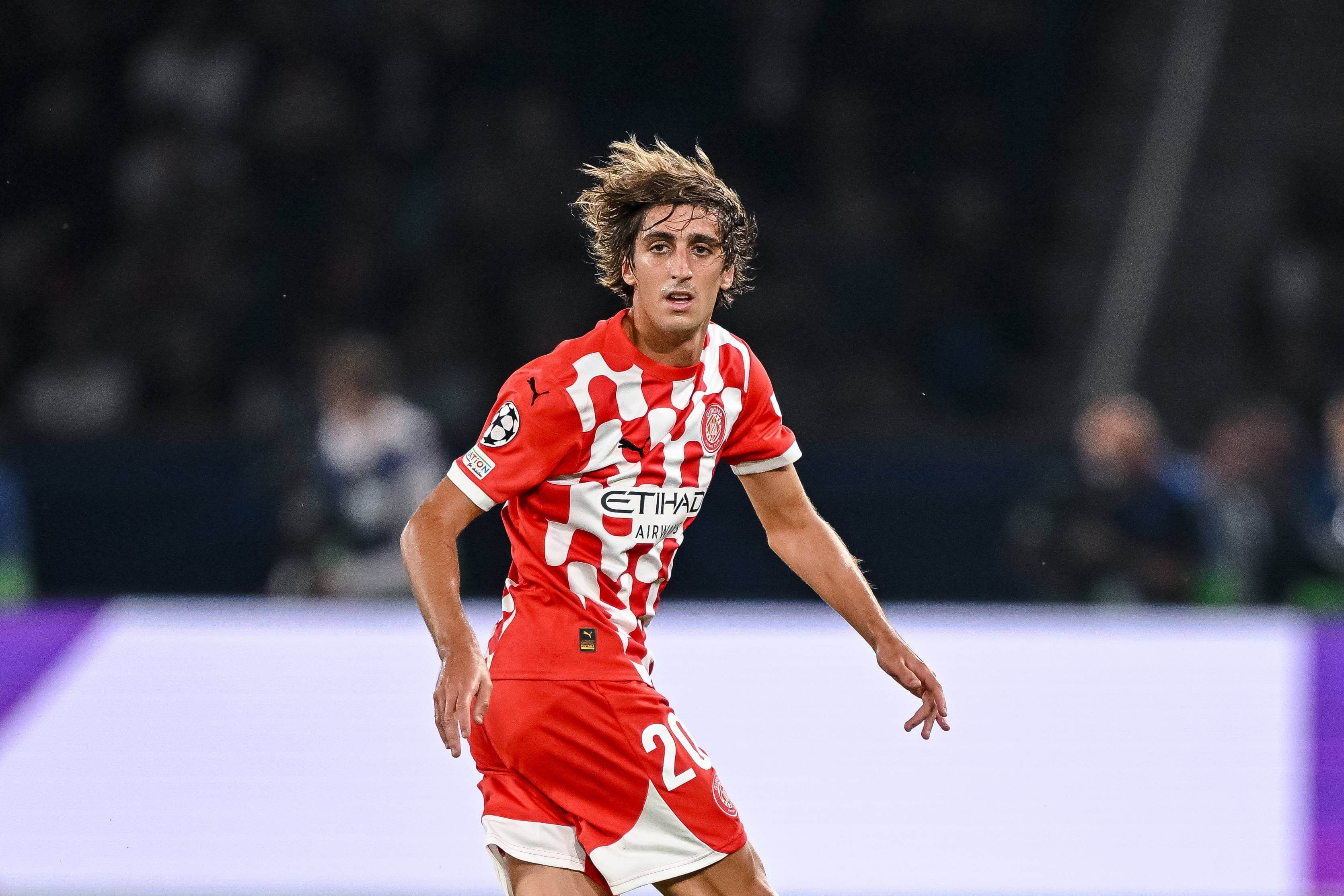  Bryan Gil, en un partido con el Girona.