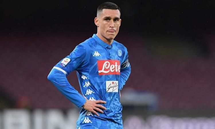  Callejón, en un partido con el Napoli.