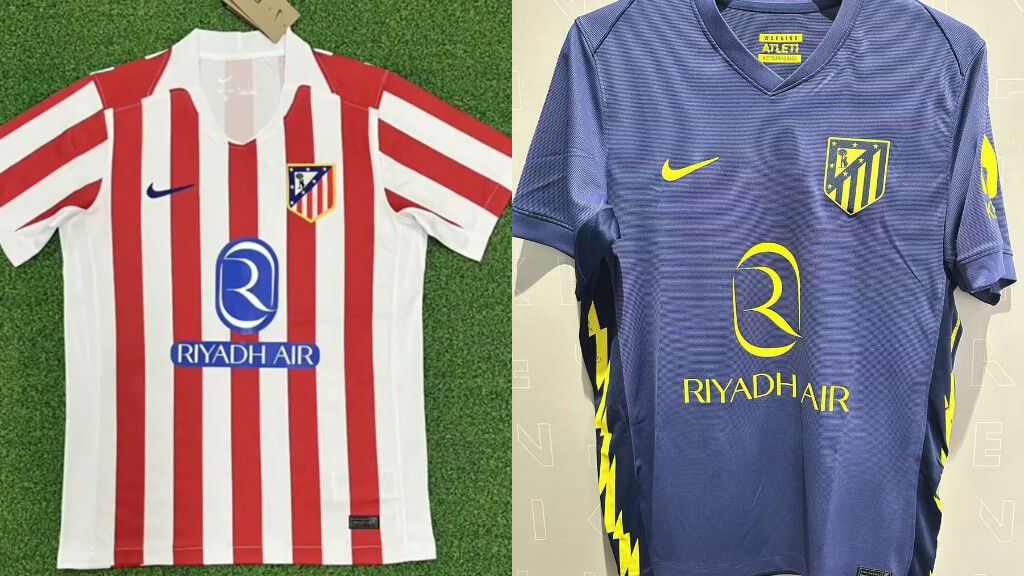 Las equipaciones del Atlético de Madrid para la temporada 2025/2026 (Opaleak)