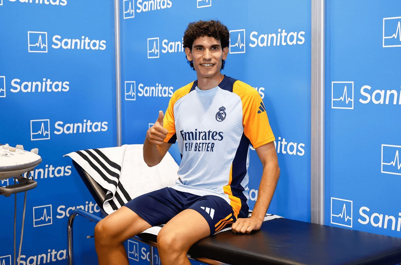 Jesús Vallejo pasa las pruebas físicas en la pretemporada del Real Madrid.