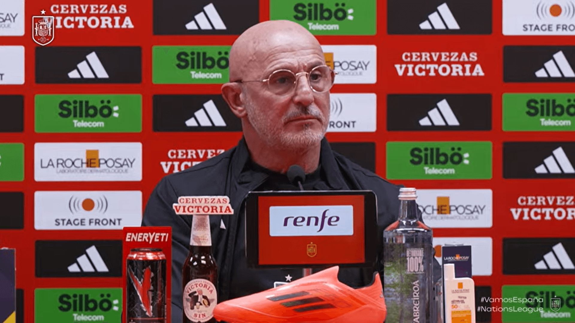  Luis de la Fuente, en sala de prensa.