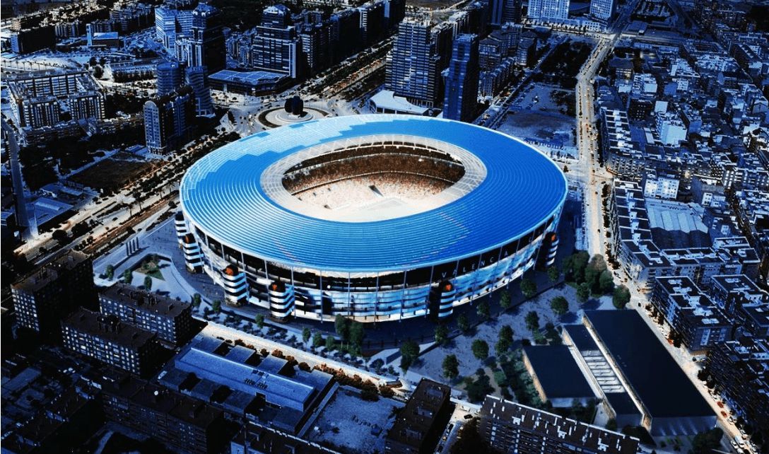  Proyecto Nou Mestalla de noche