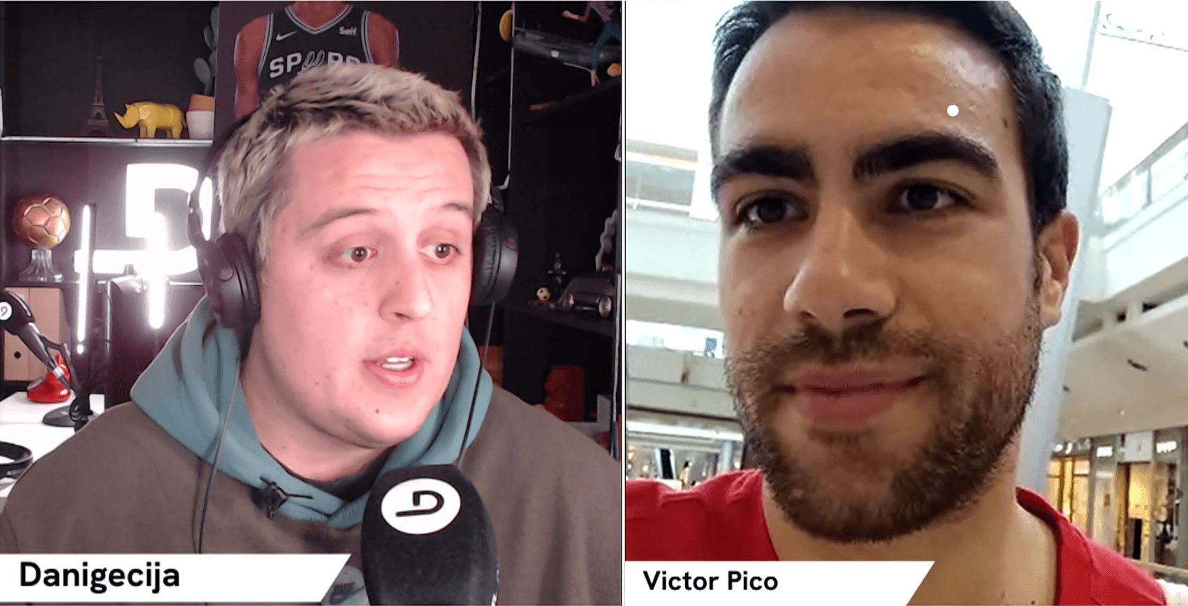  Víctor Pico, aficionado del Mallorca, en ElDesmarque