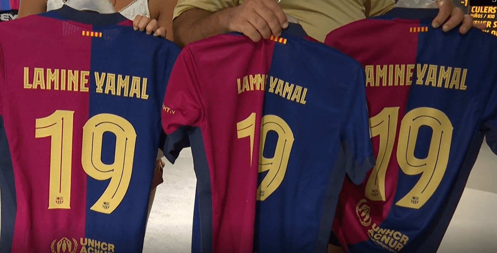  La nueva camiseta de Lamine Yamal