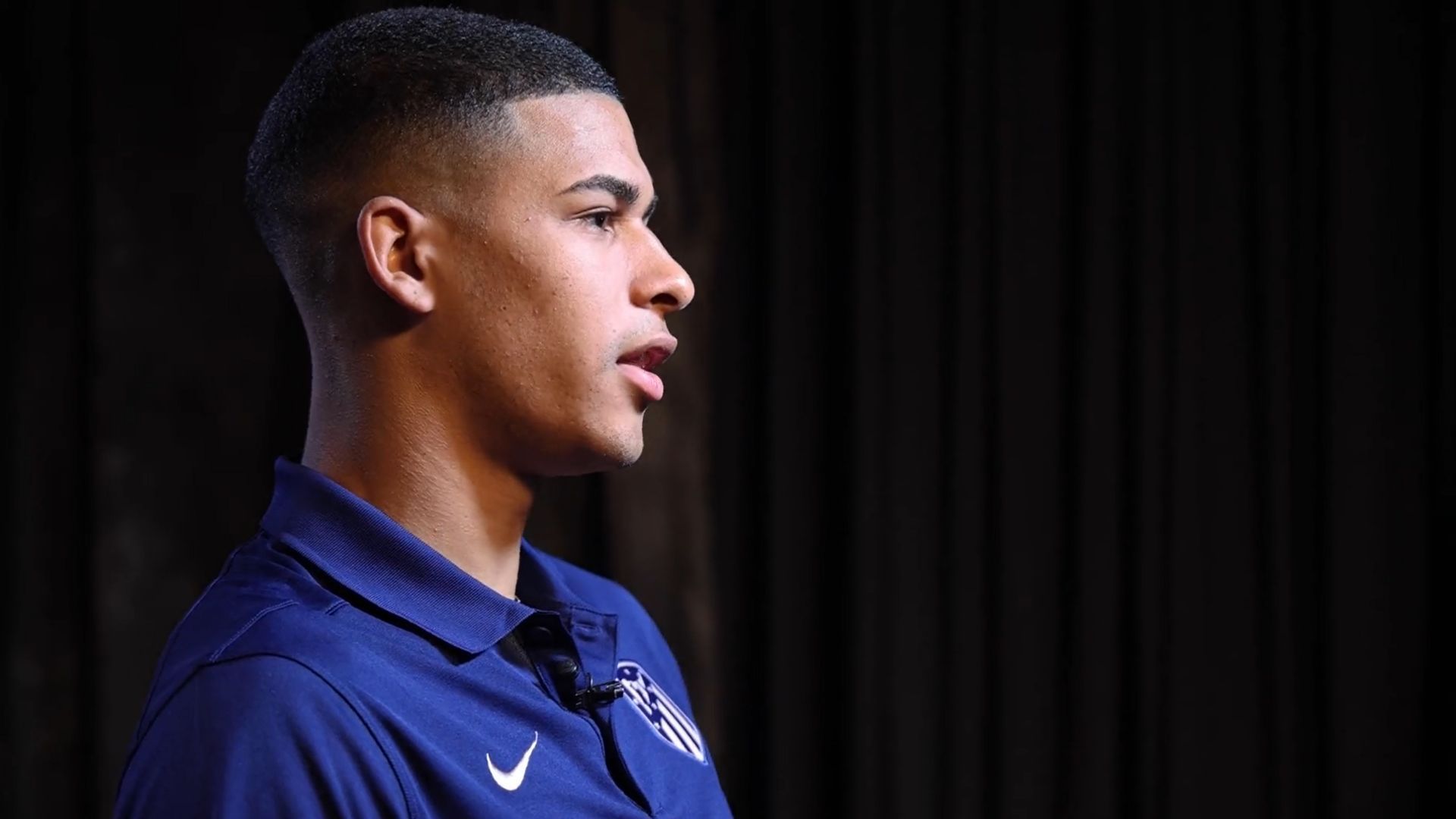  Santiago Mouriño, en una entrevista en el Metropolitano.