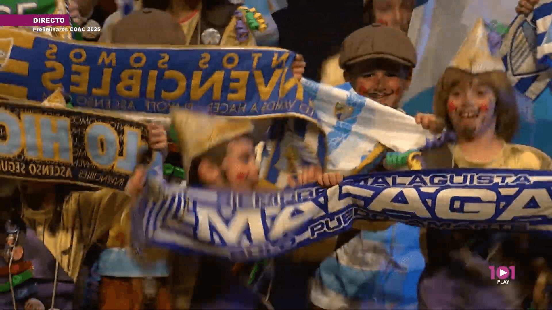 Pase de la comparsa infantil 'Los Justicieros'.