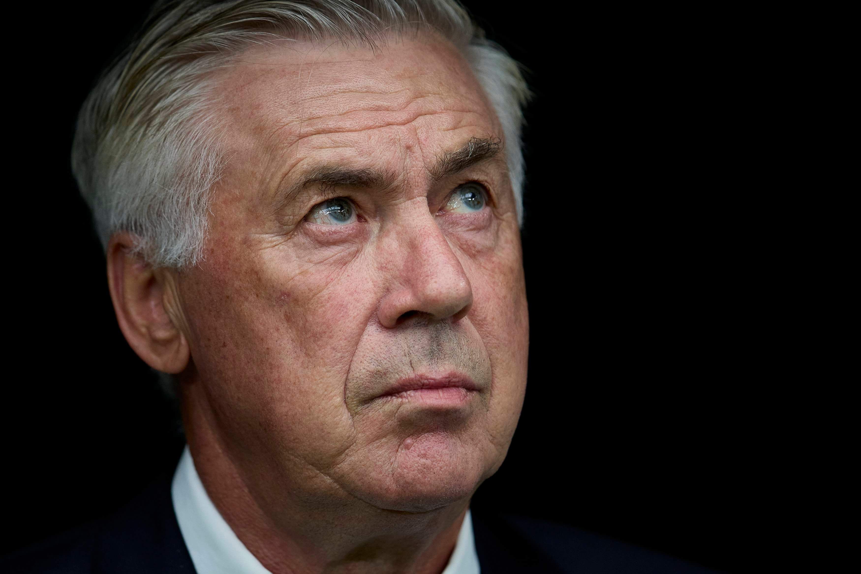 Carlo Ancelotti, en el banquillo del Real Madrid (Foto: Cordon Press).