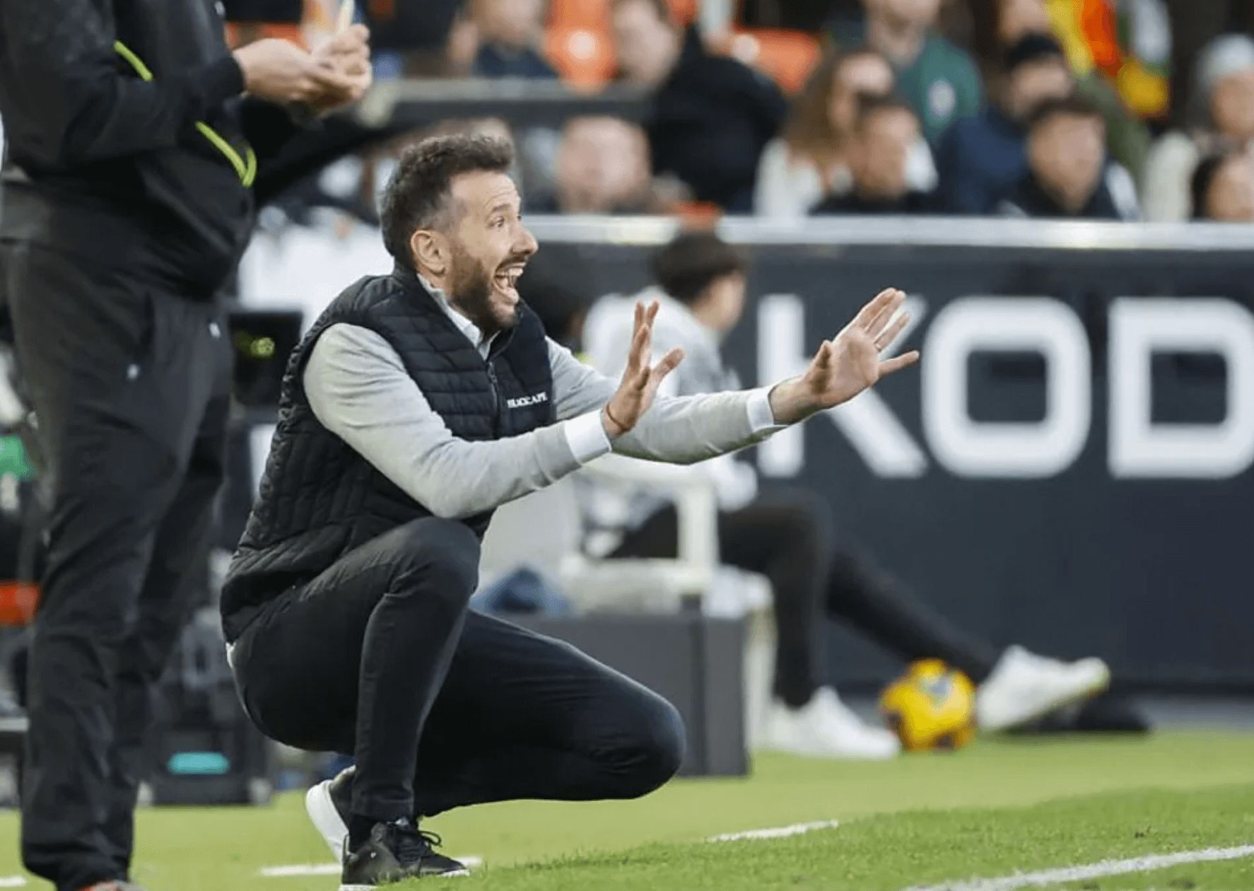  Carlos Corberán en Mestalla