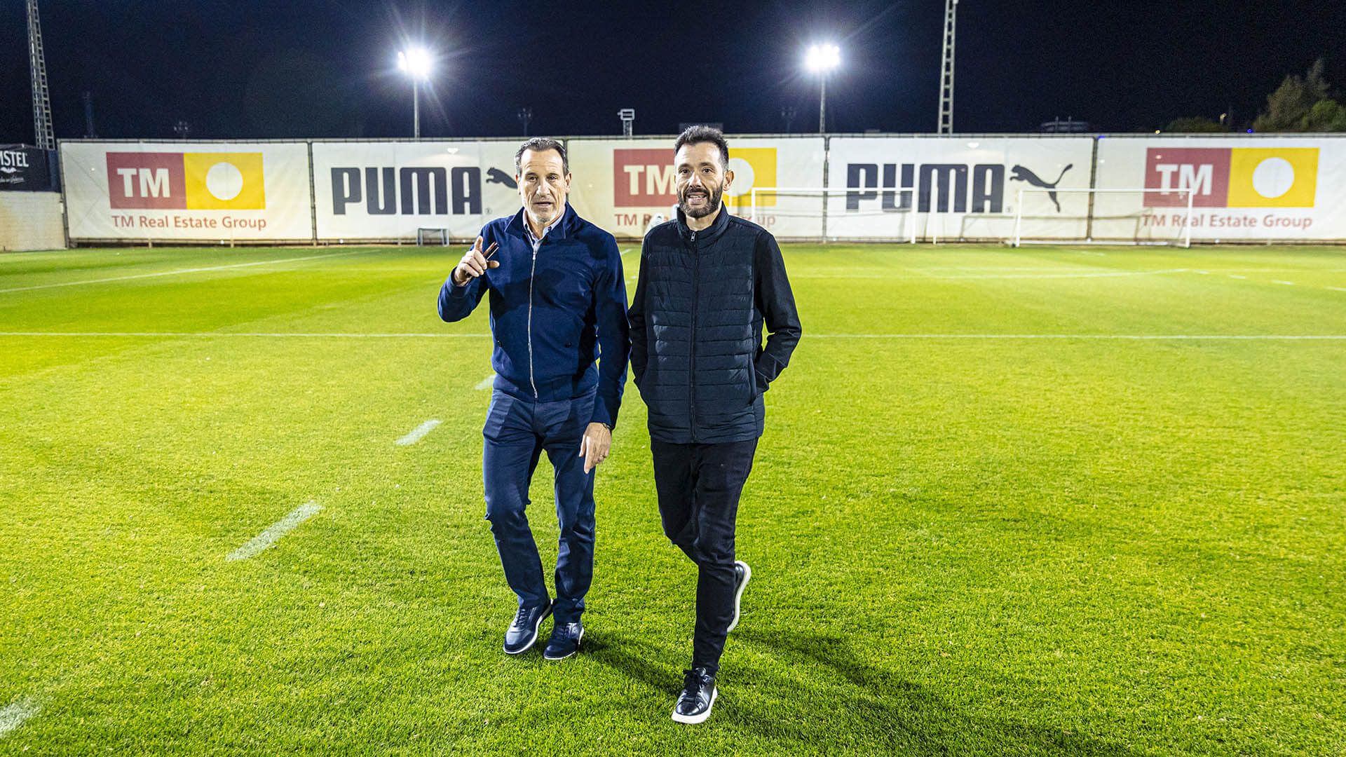 Carlos Corberán, en su primer día en la Ciudad Deportiva.