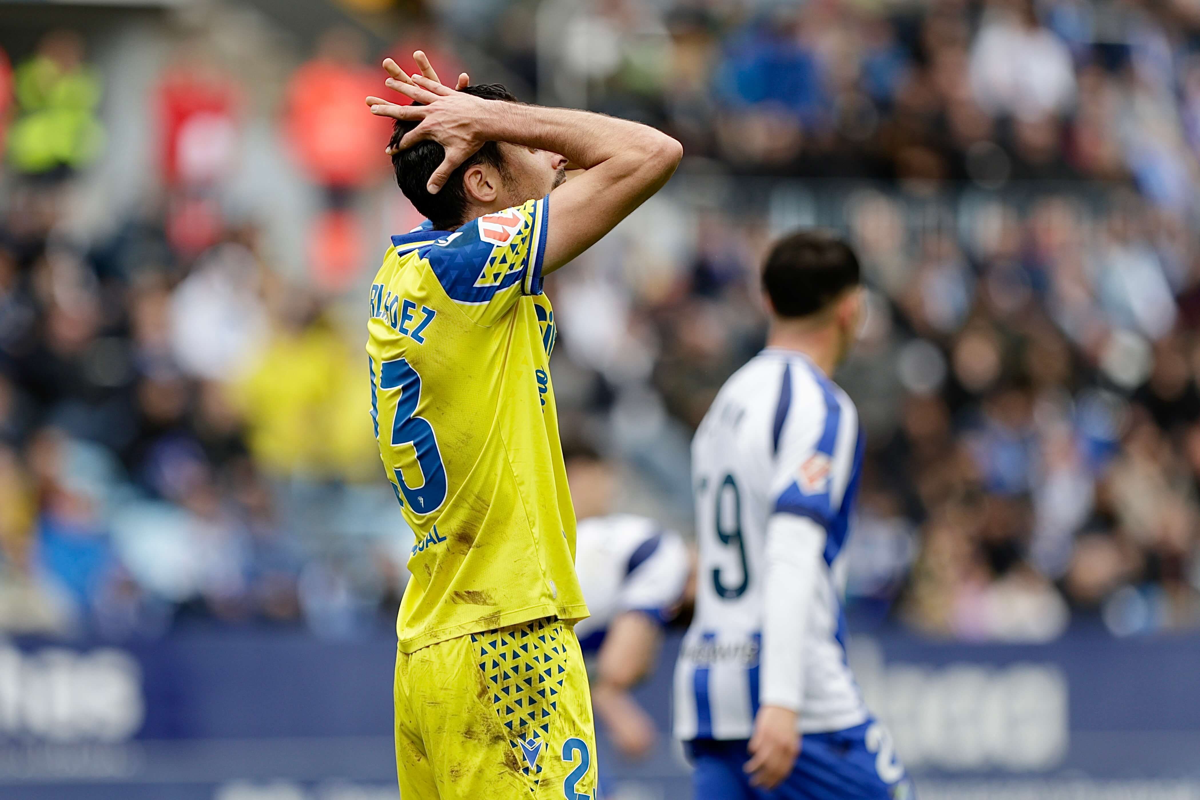  Carlos Fernández, en un partido del Cádiz.