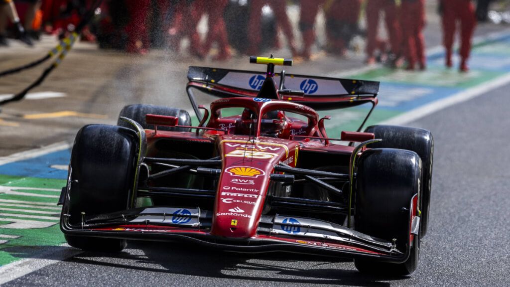  Carlos Sainz, durante el Gran Premio de Silverstone.