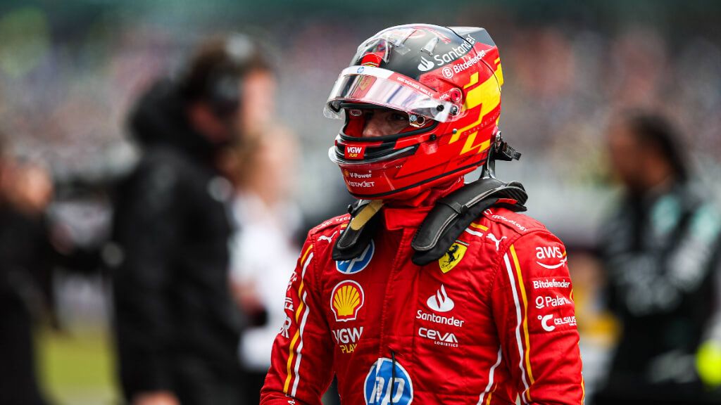  Carlos Sainz, en el Gran Premio de Silverstone.
