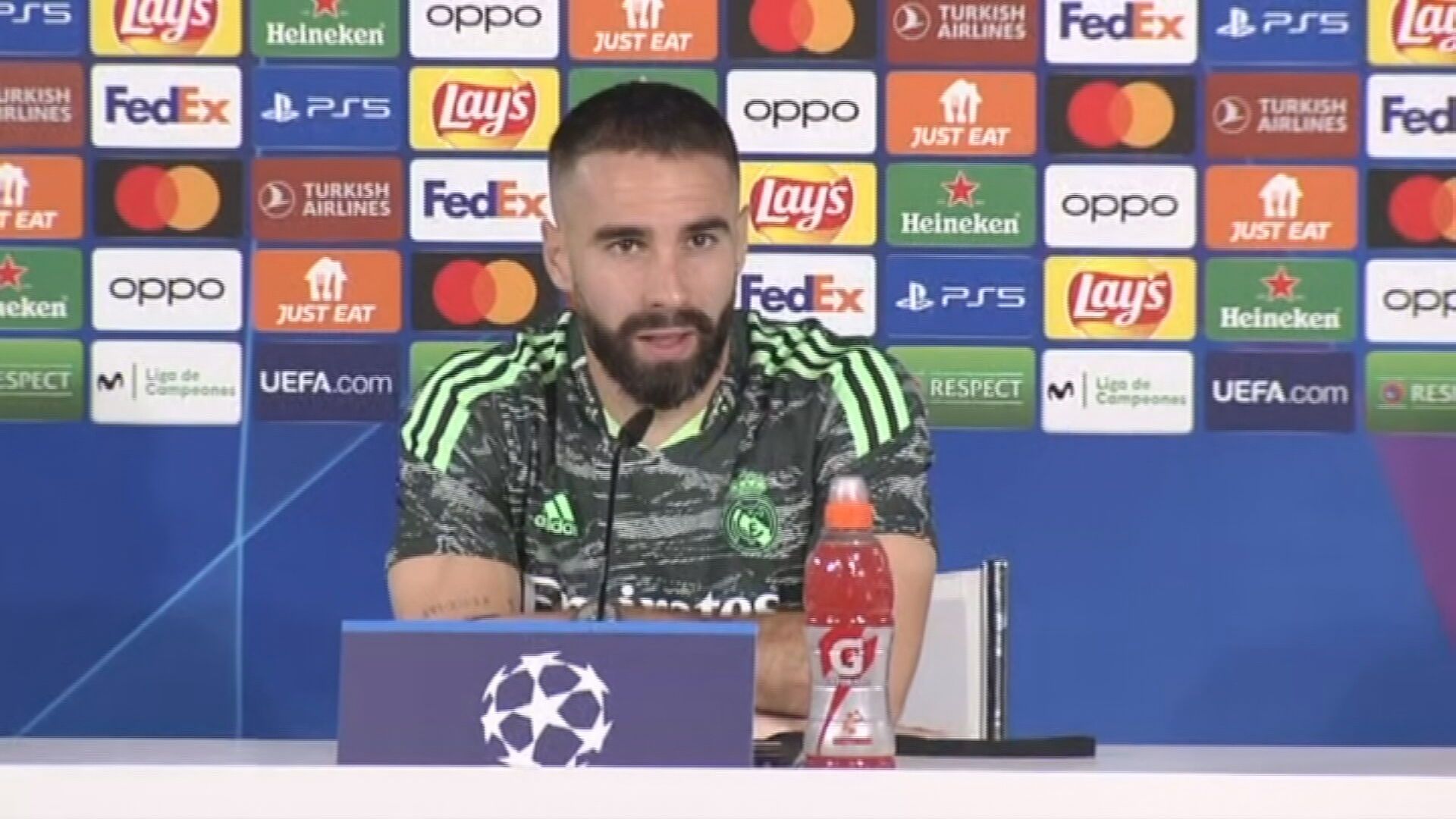  Carvajal en rueda de prensa.