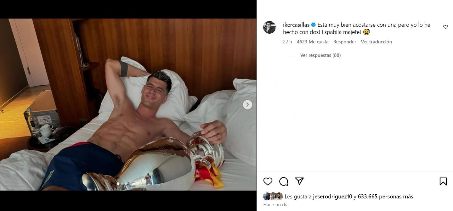 El comentario de Casillas a Morata.