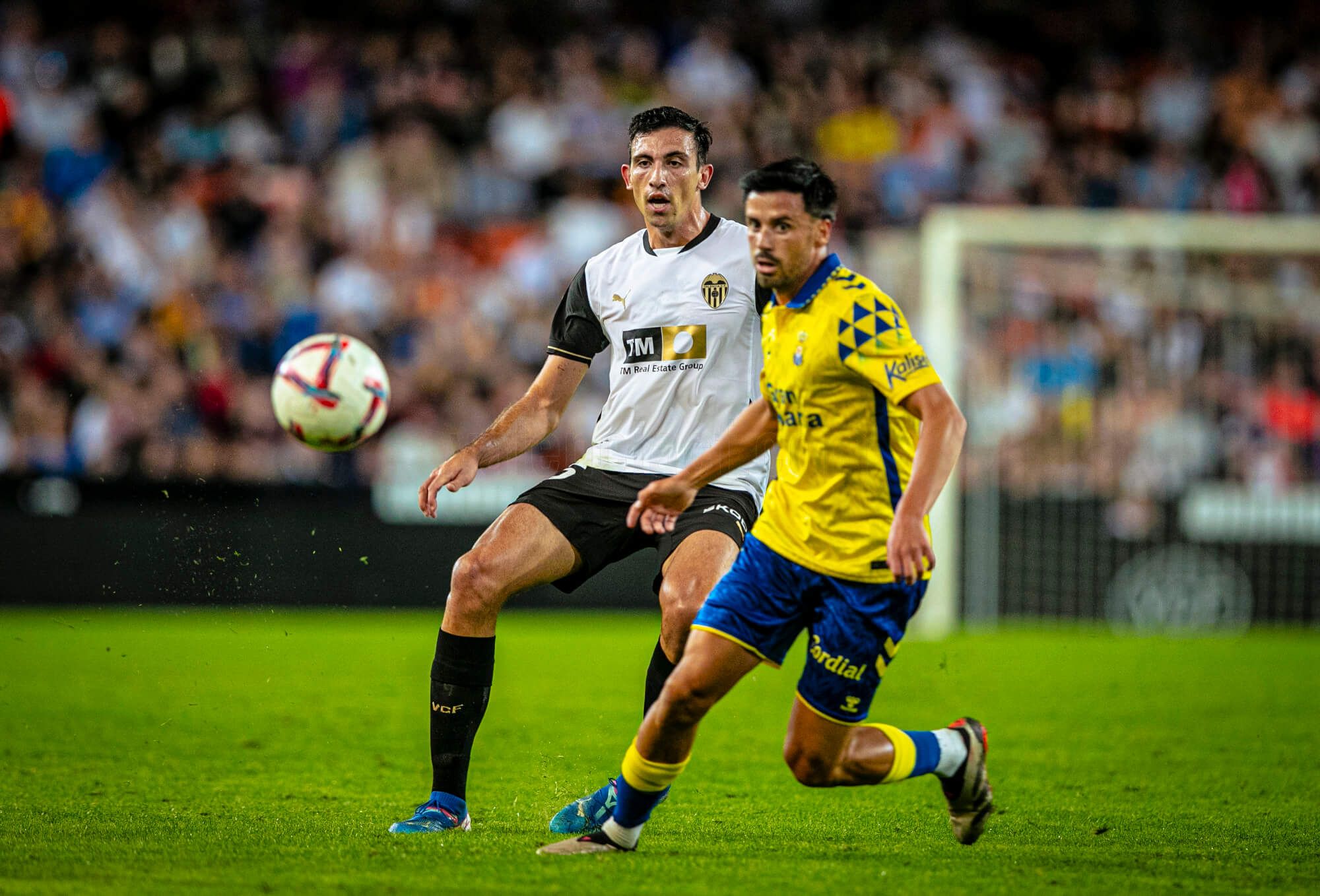 César Tárrega, ante la UD Las Palmas.