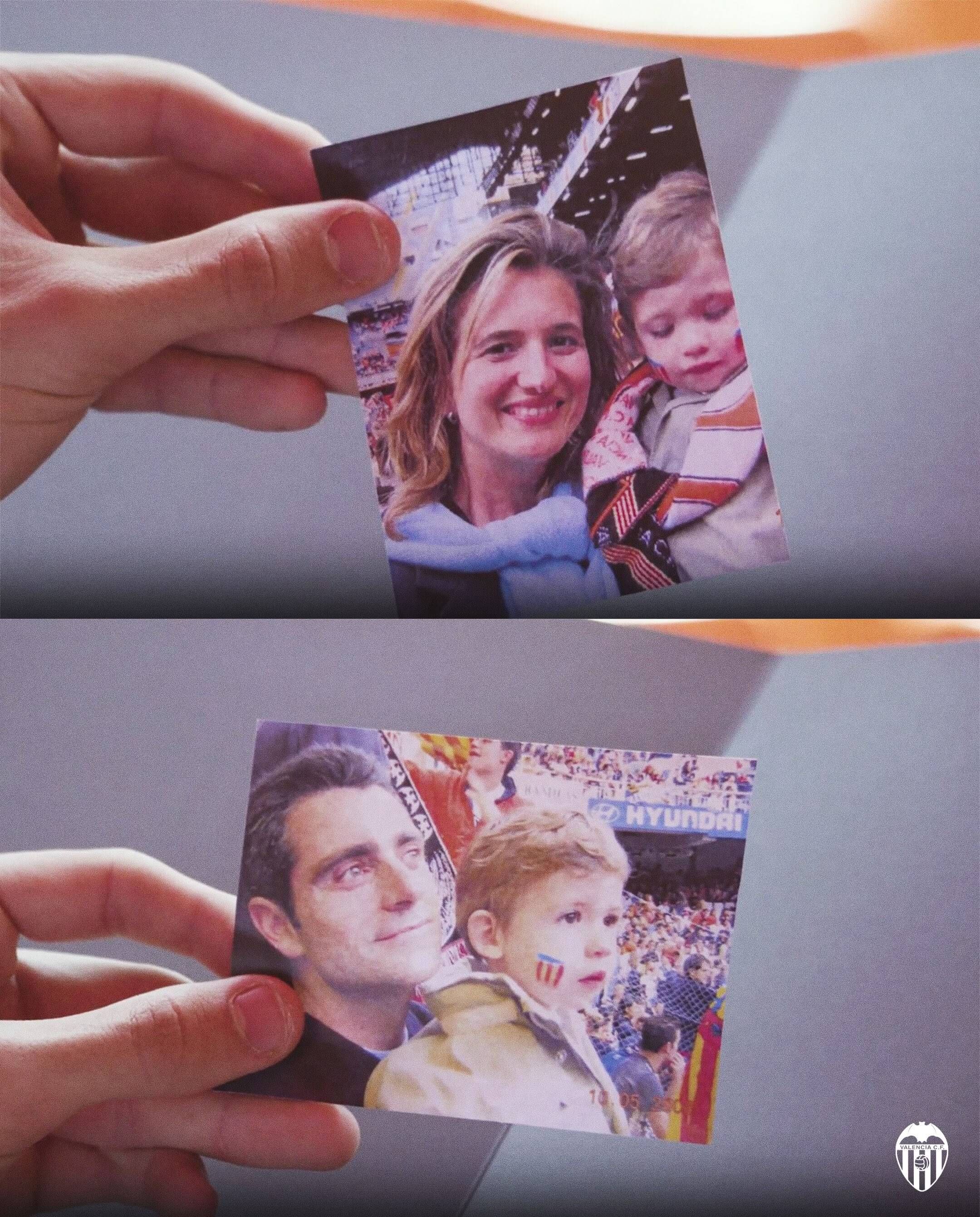 César Tárrega con su familia