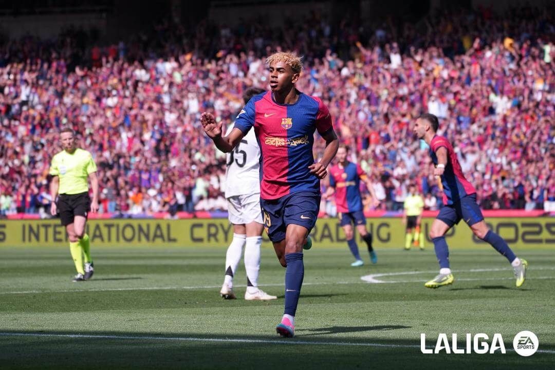 Lamine Yamal pide calma tras marcar en el Barcelona-Real Madrid.