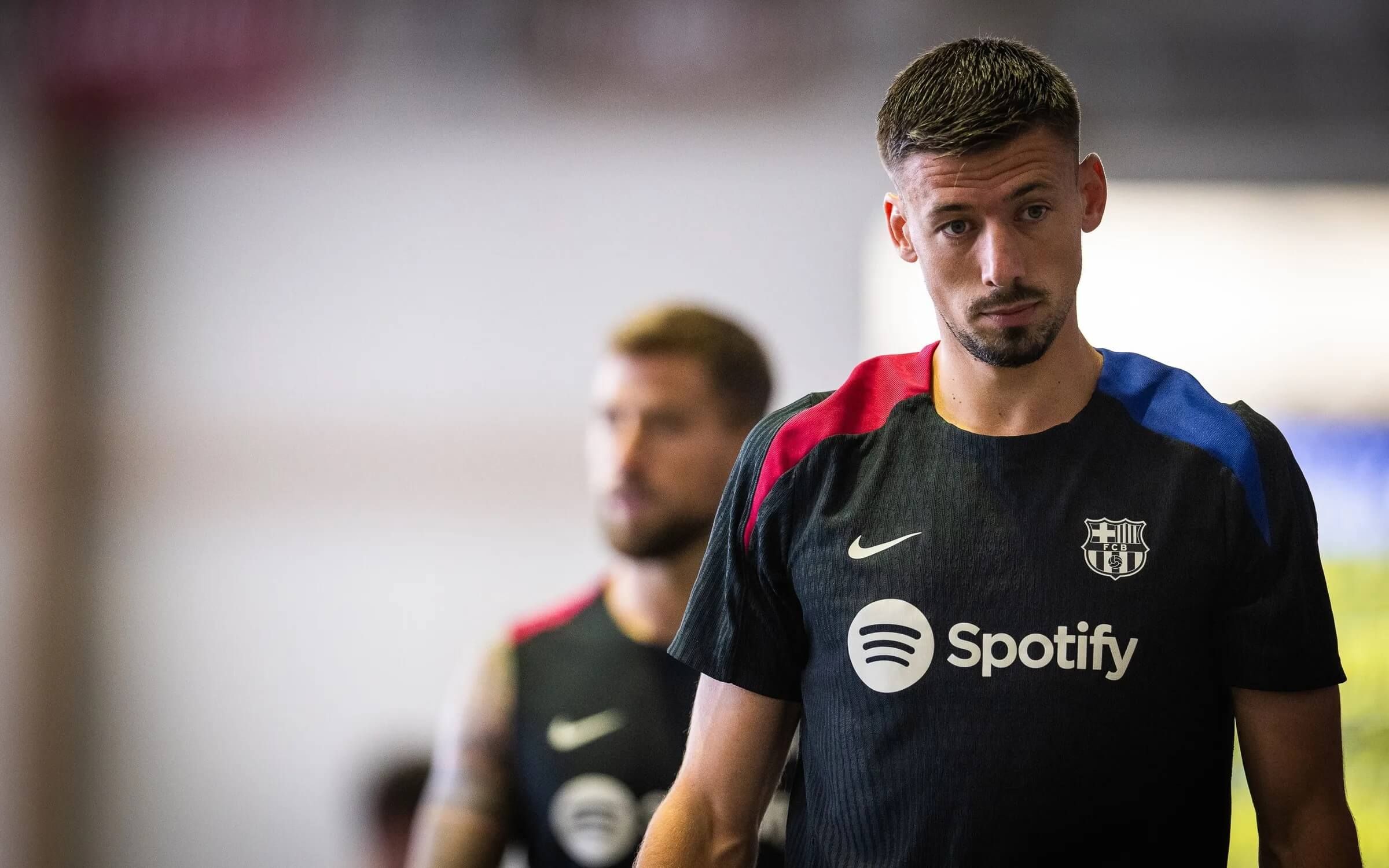  Clément Lenglet, en una sesión del Barcelona.