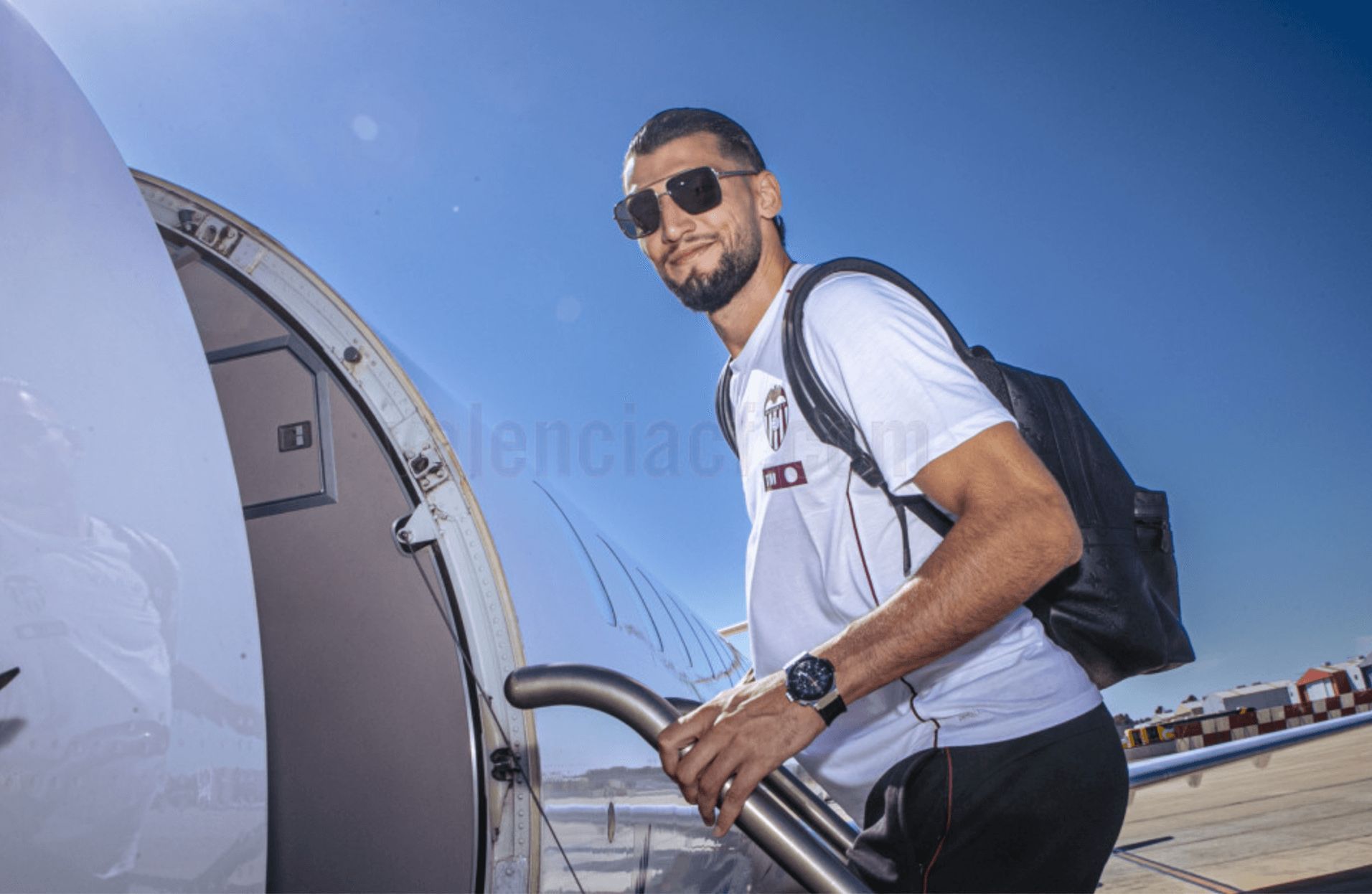  Rafa Mir, en una convocatoria del Valencia CF.