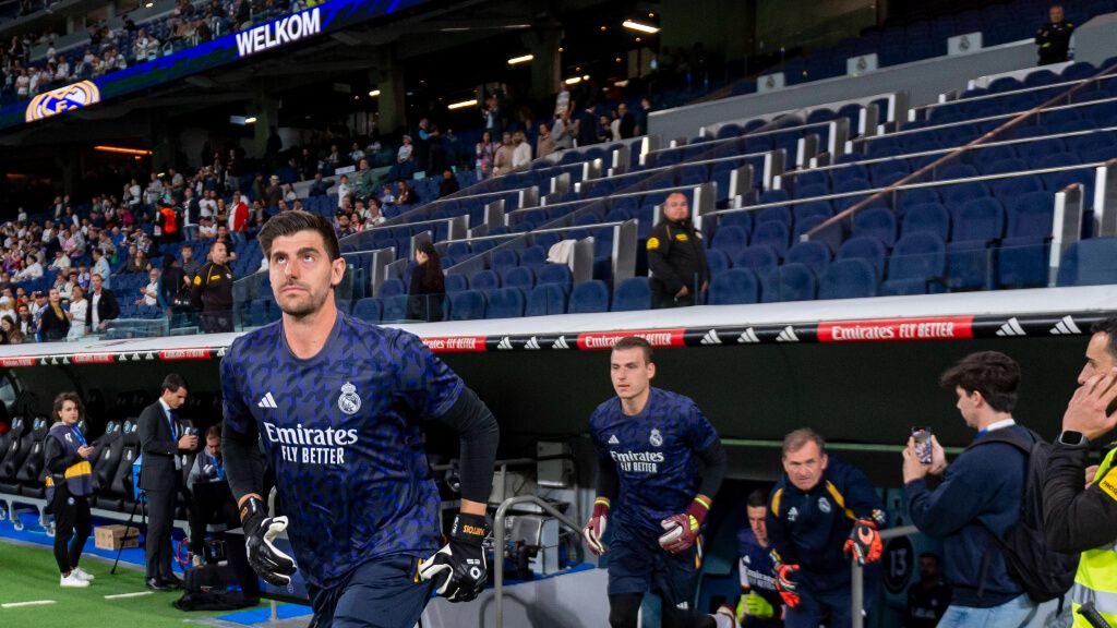  Courtois sale al Santiago Bernabéu