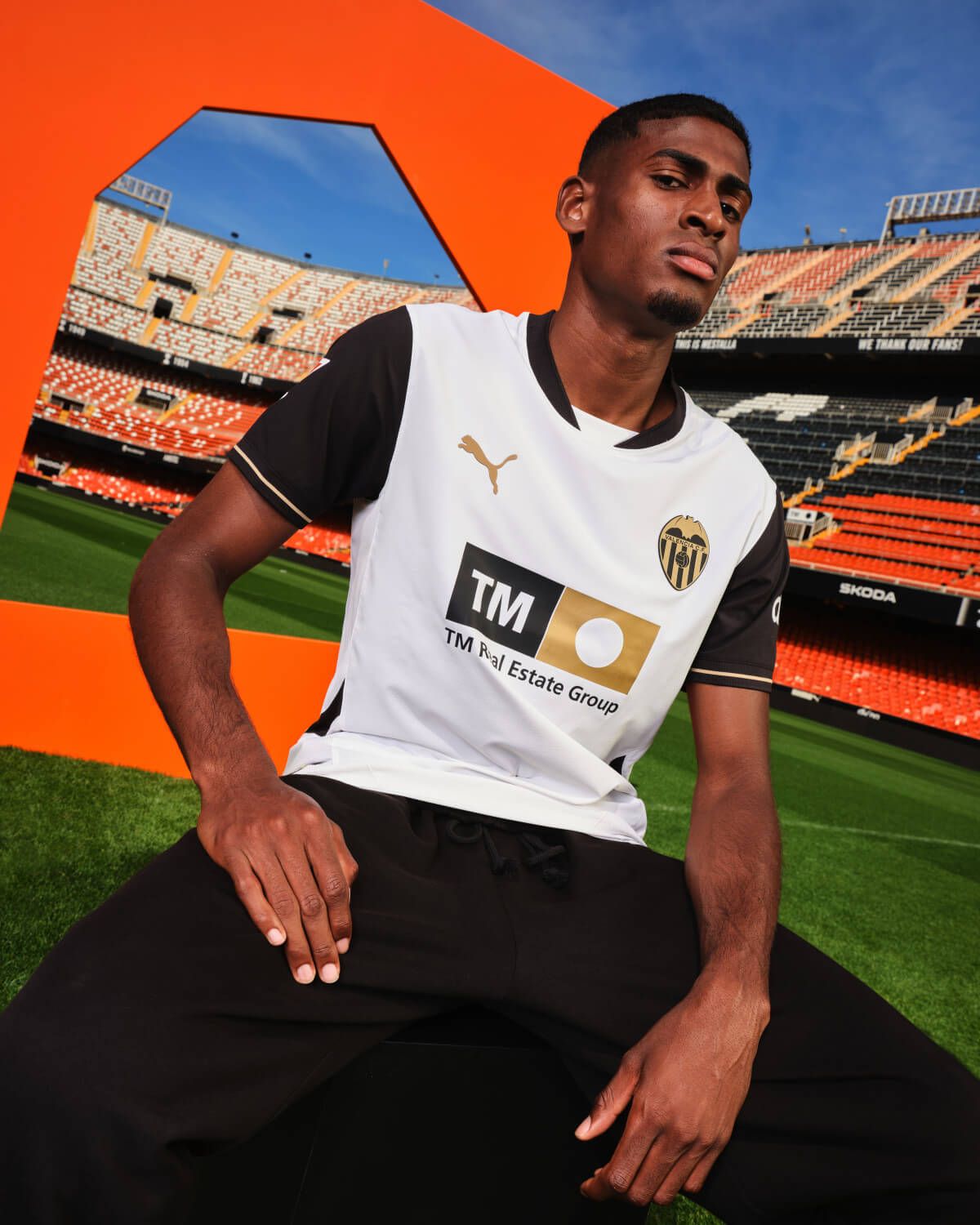 Cristhian Mosquera, con la nueva camiseta.