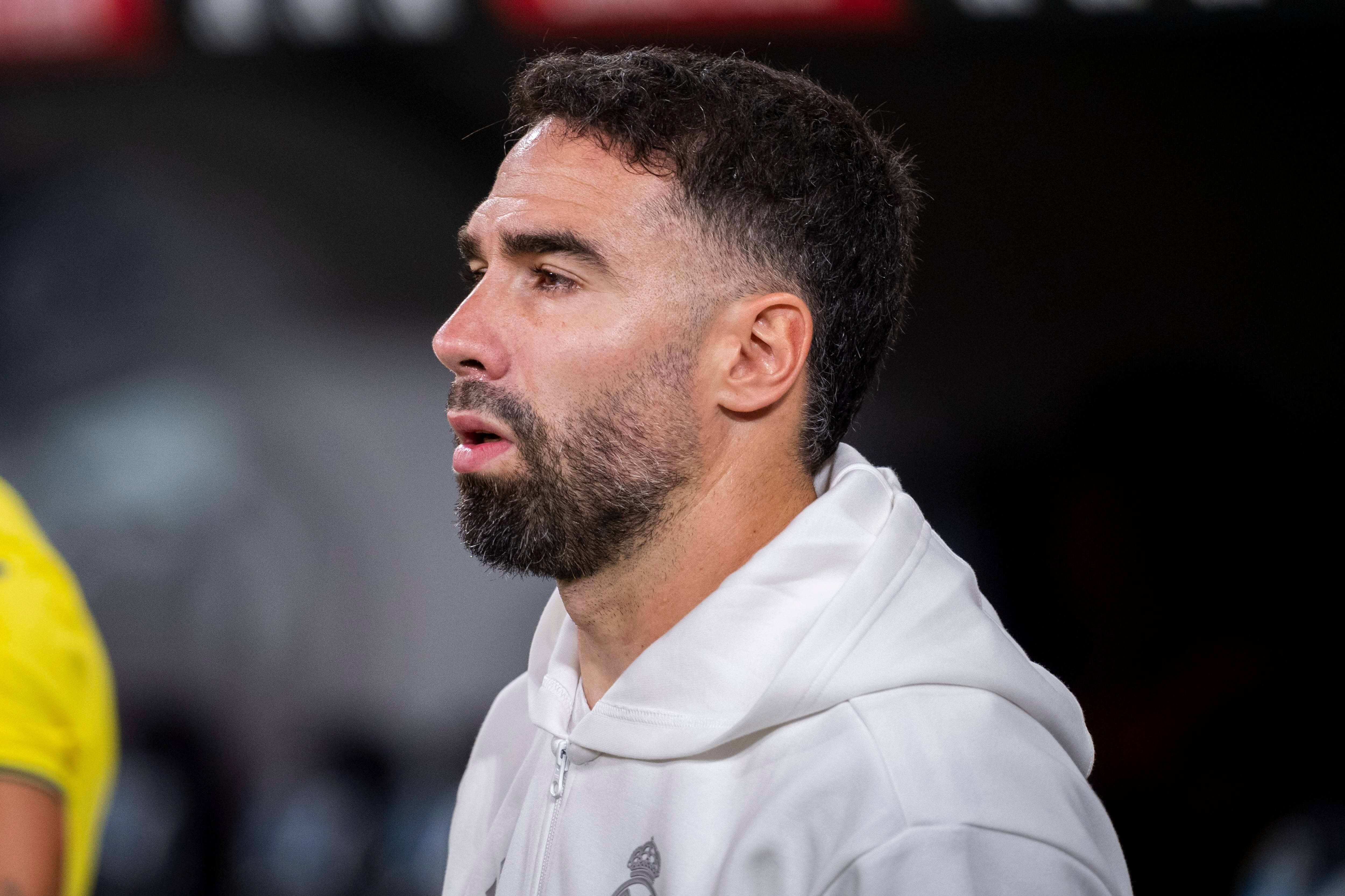  Dani Carvajal, en el Real Madrid-Villarreal.