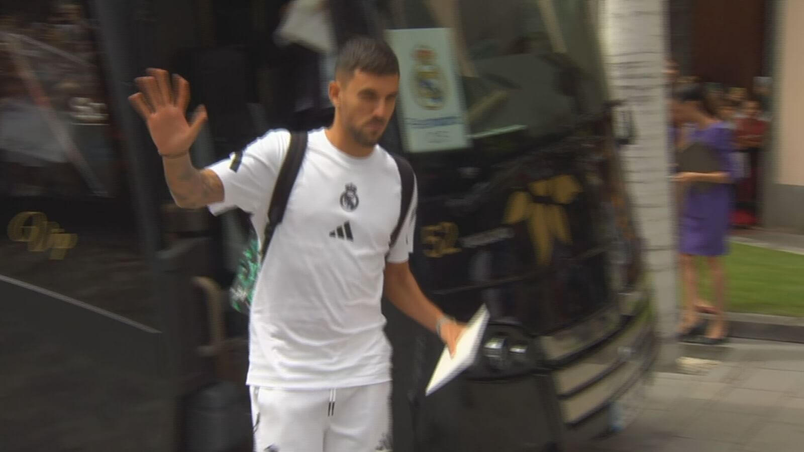 Dani Ceballos, en la concentración del Real Madrid