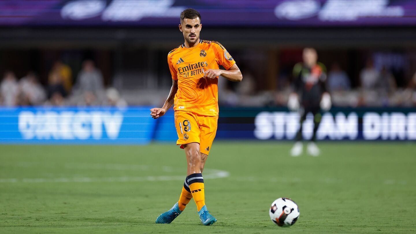 Dani Ceballos, en el Real Madrid-Chelsea amistoso.