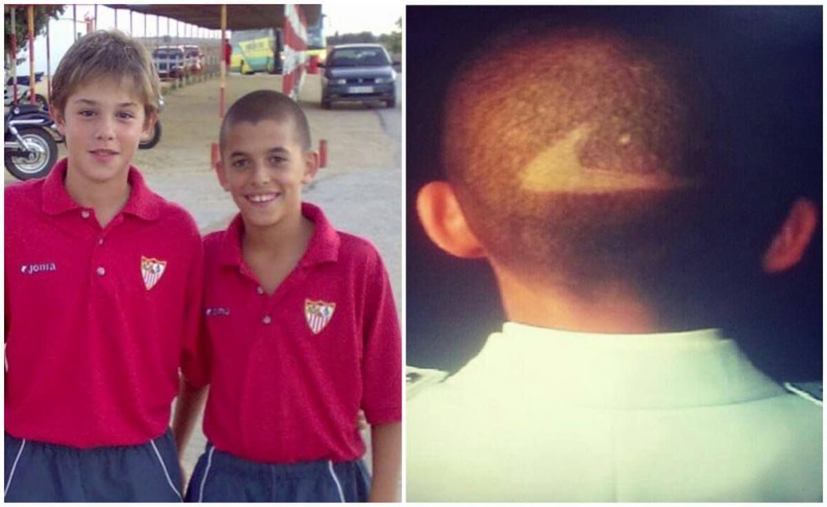  Dani Ceballos y sus pelos en el Sevilla