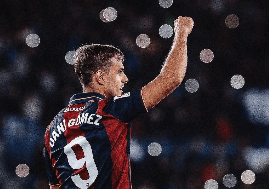 Dani Gómez, con el Levante UD.