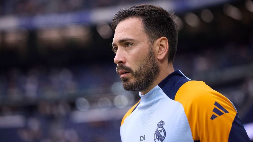 Davide Ancelotti, en un partido del Real Madrid (Cordon Press)