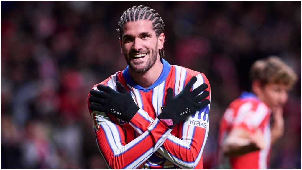  Rodrigo de Paul celebrando un gol con el Atlético de Madrid (Fuente: Cordon Press)