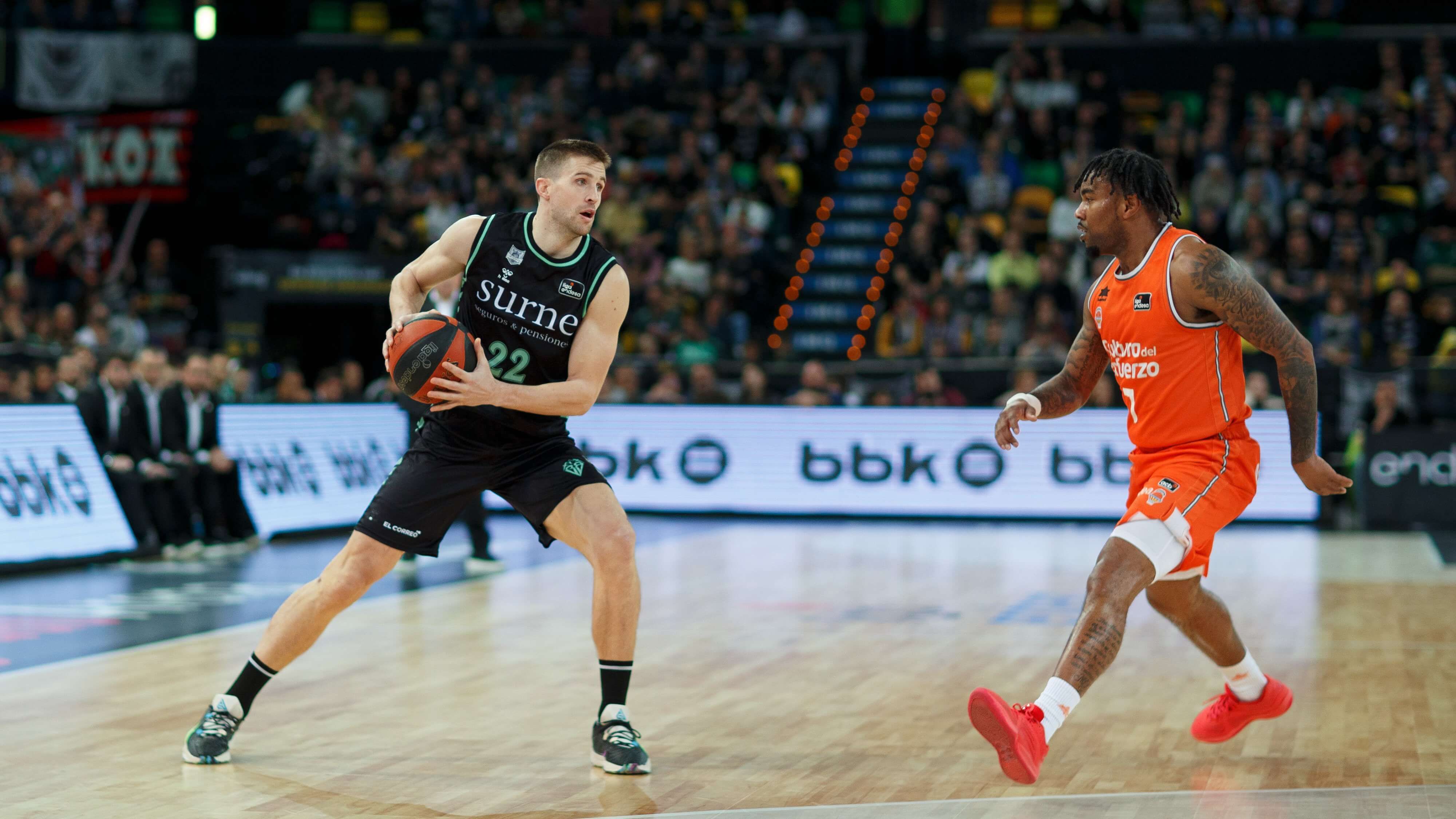  Derrota en la pista del Surne Bilbao Basket (93-78)