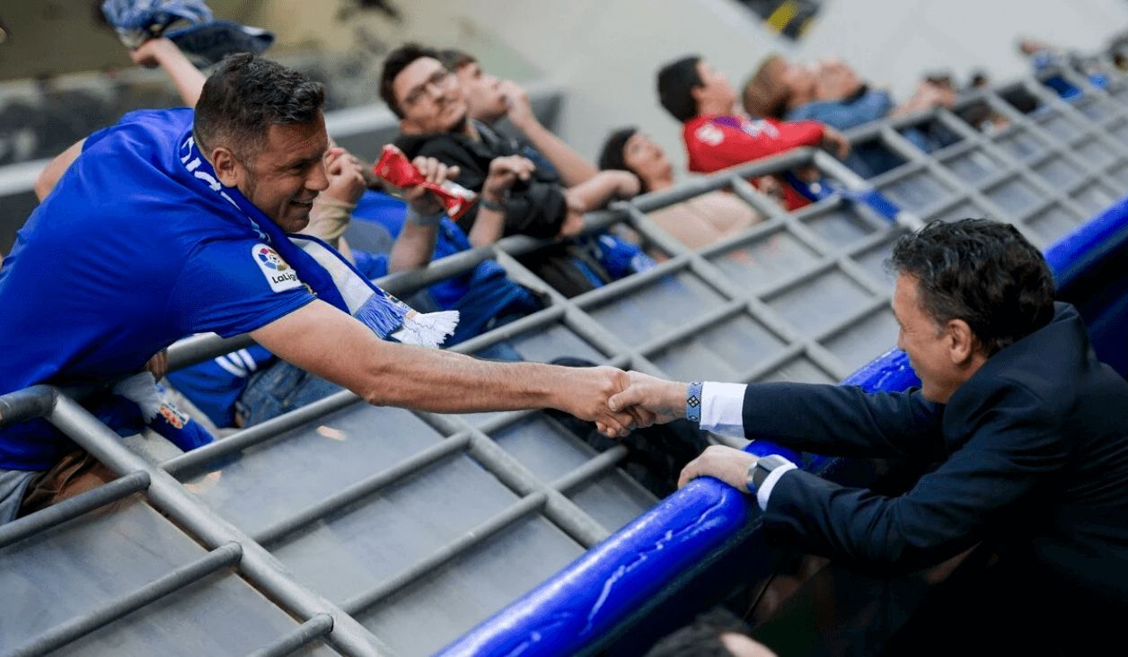  Diego Cervero, en el Carlos Tartiere.