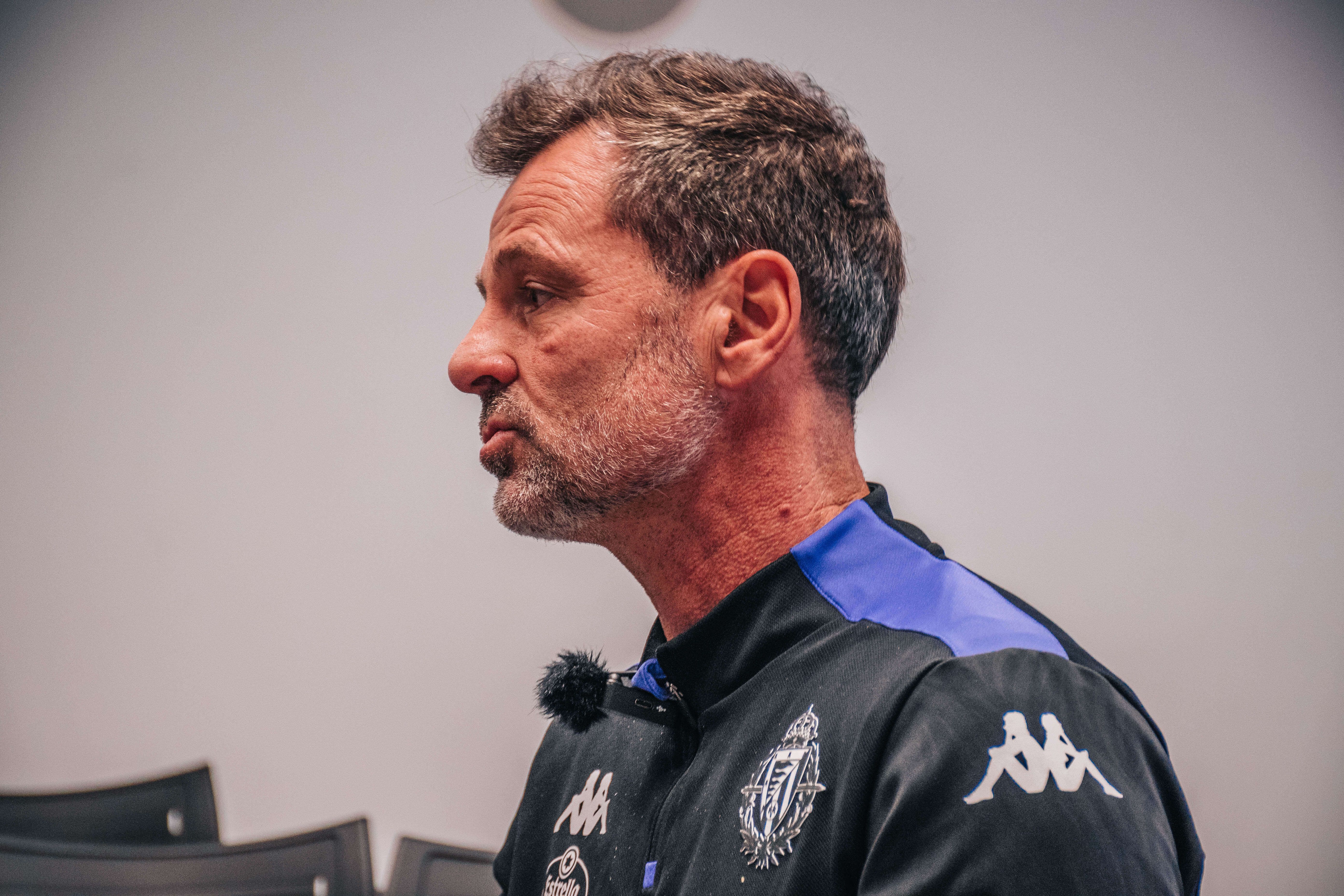 Diego Cocca, entrenador del Real Valladolid (Foto: Sara Cabezas).