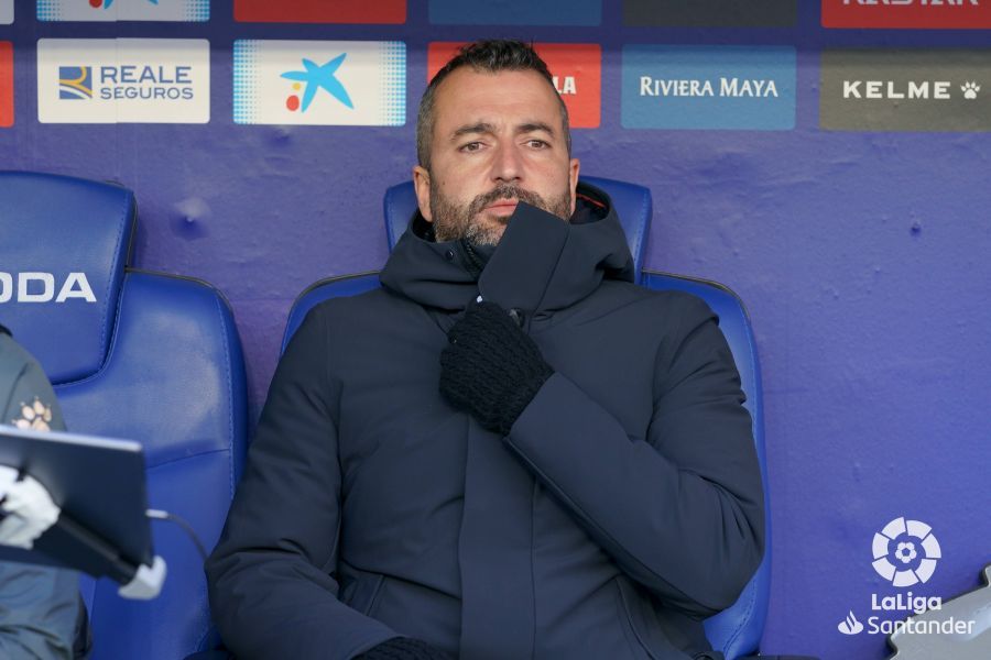 Diego Martínez, en su etapa como entrenador del RCD Espanyol.