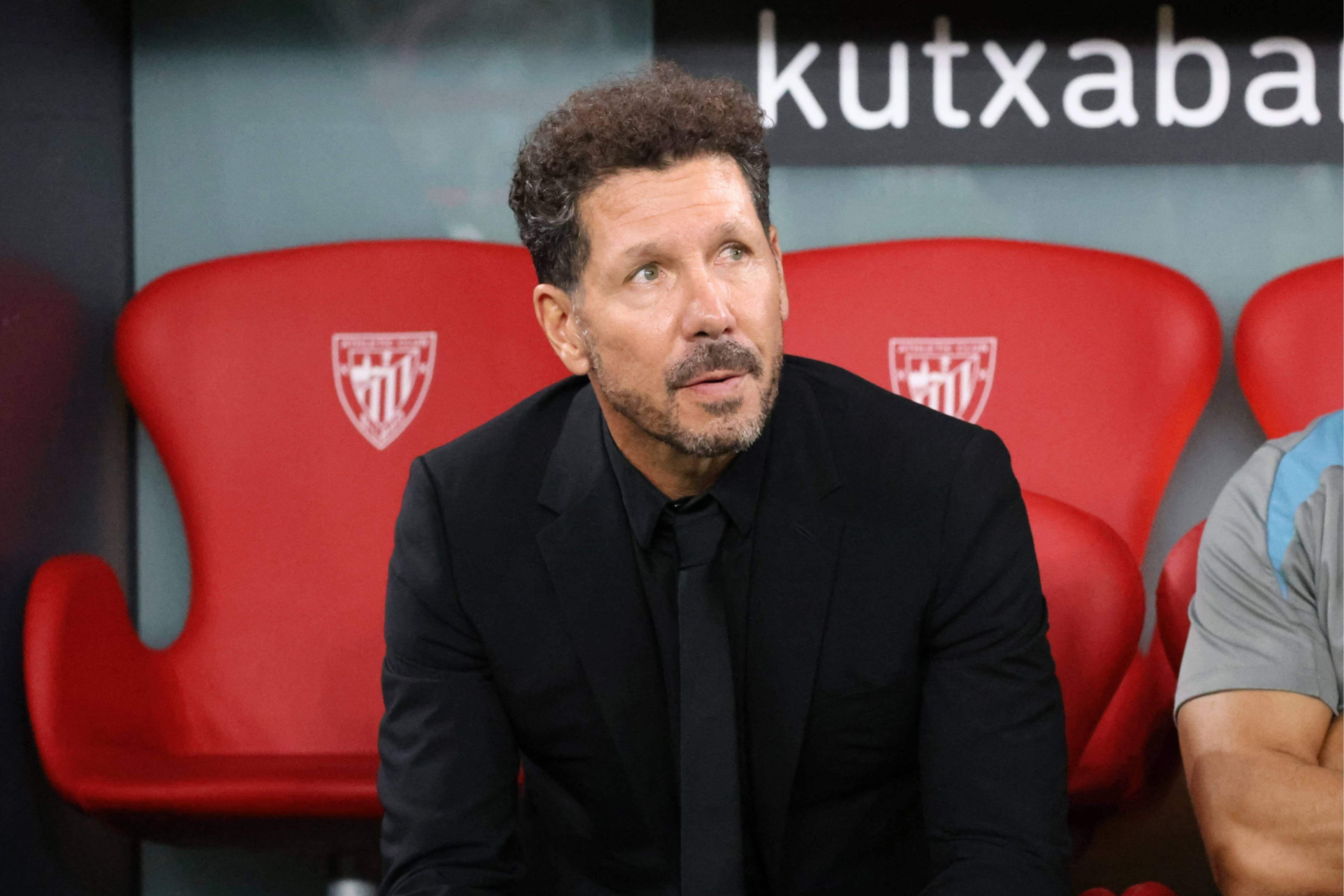  Diego Pablo Simeone, en San Mamés.