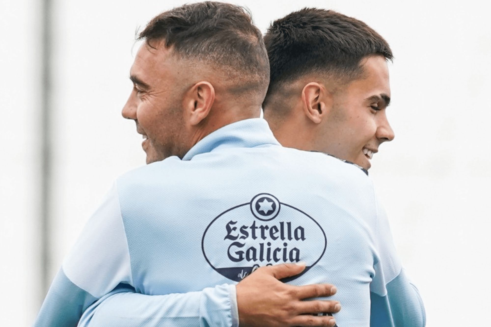Iago Aspas y Hugo Sotelo.