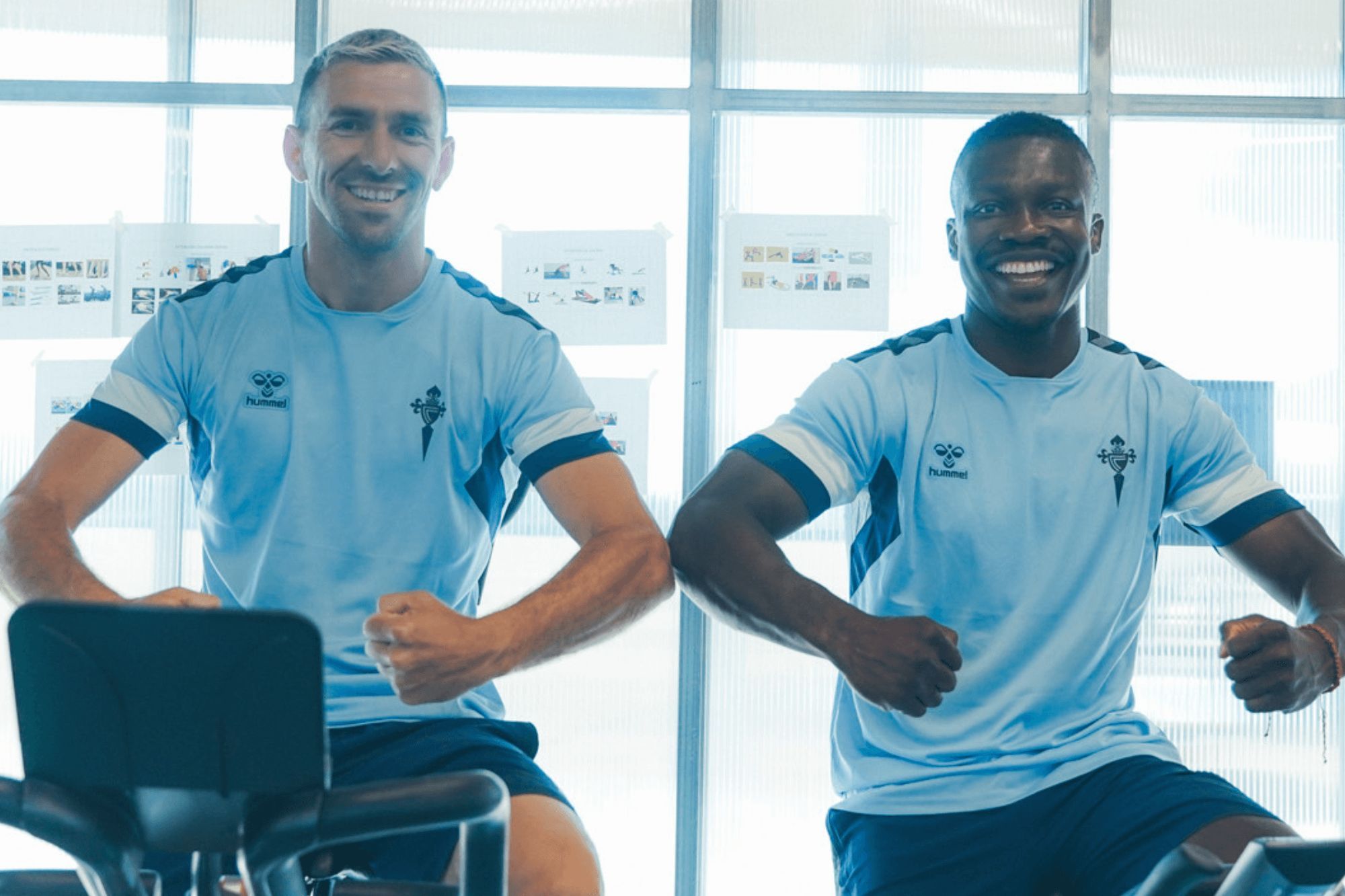  Vicente Guaita y Joseph Aidoo.