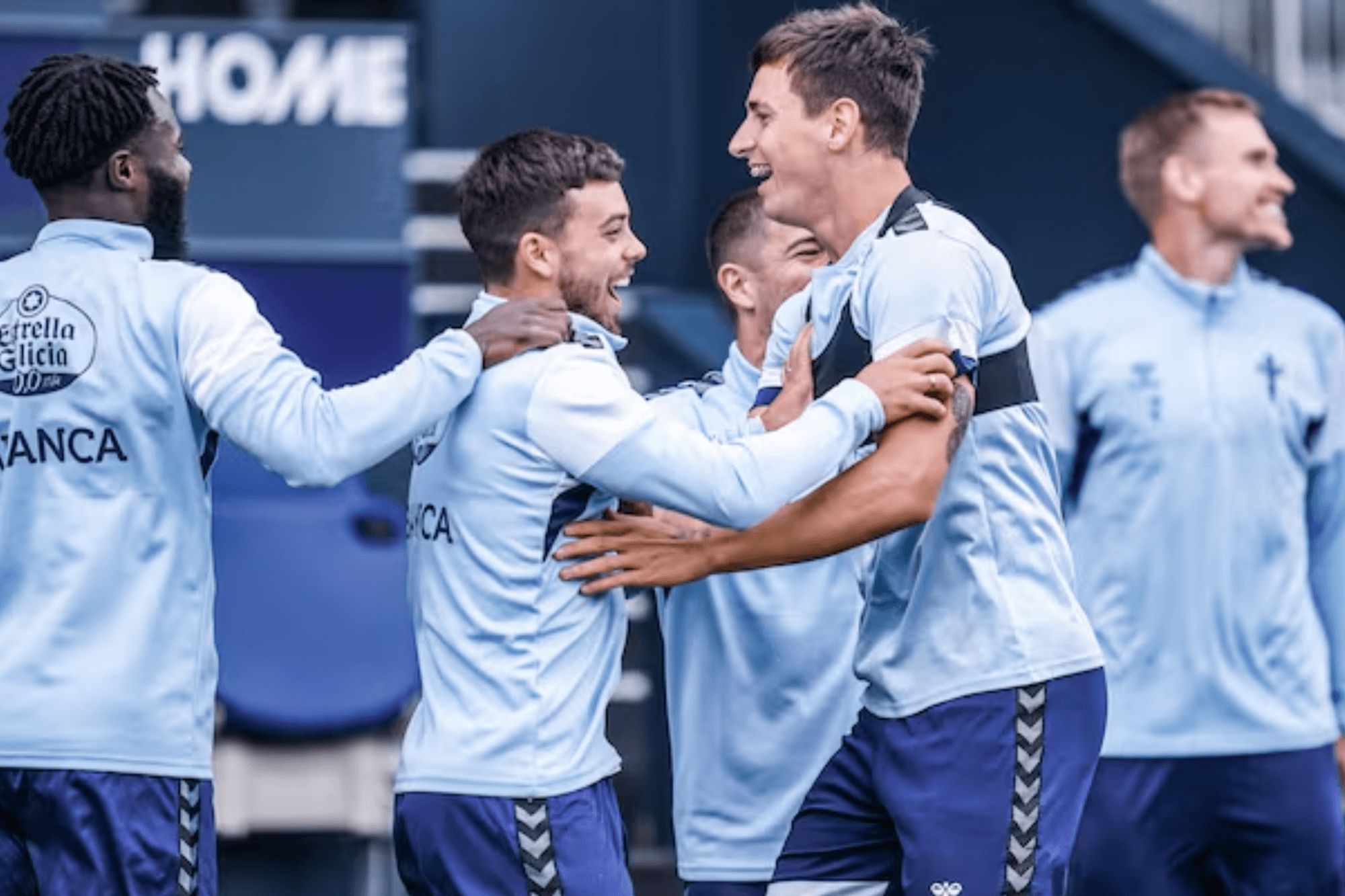 Tadeo Allende con Fran Beltrán.