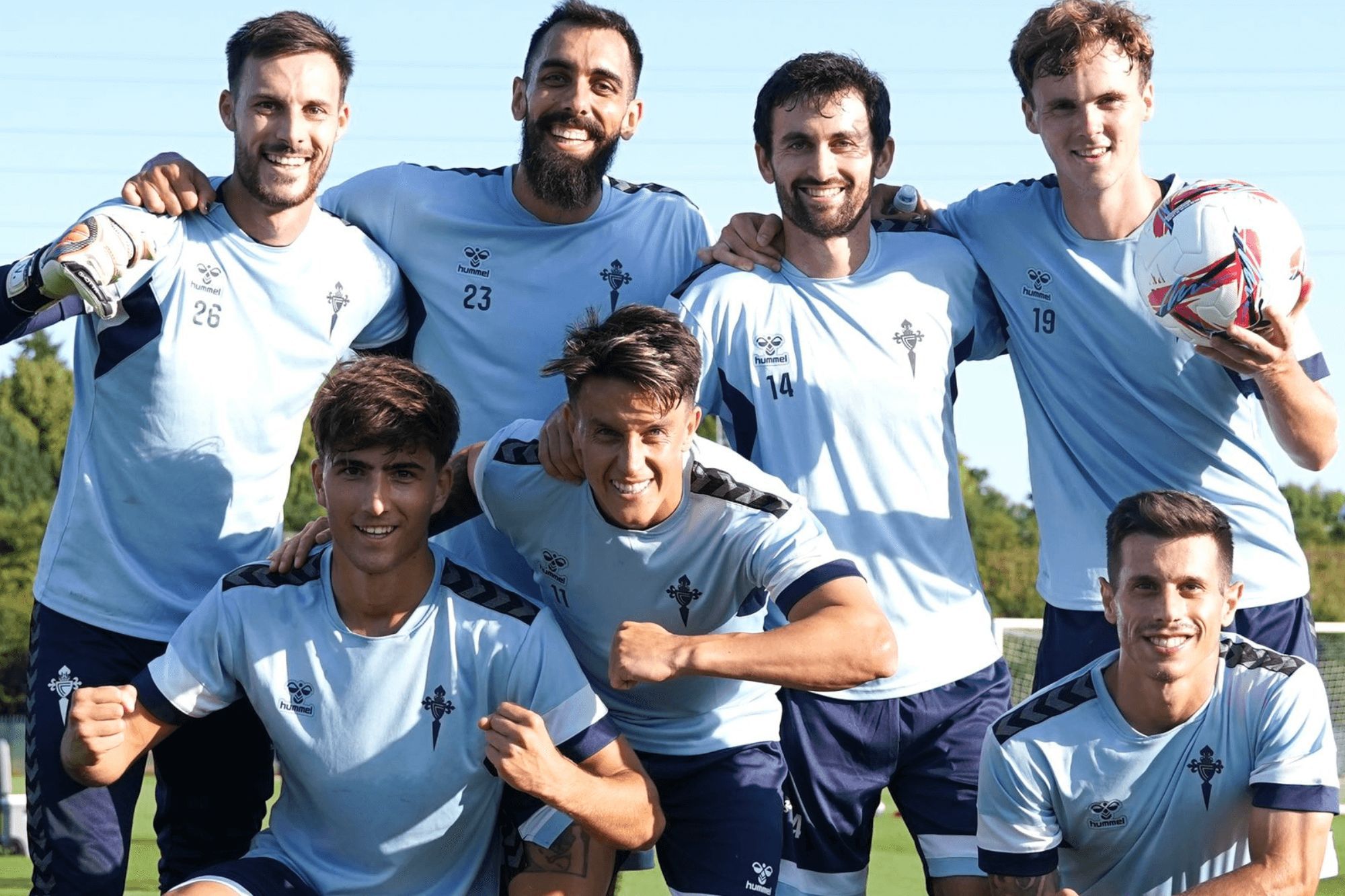 Entrenamiento del Celta.