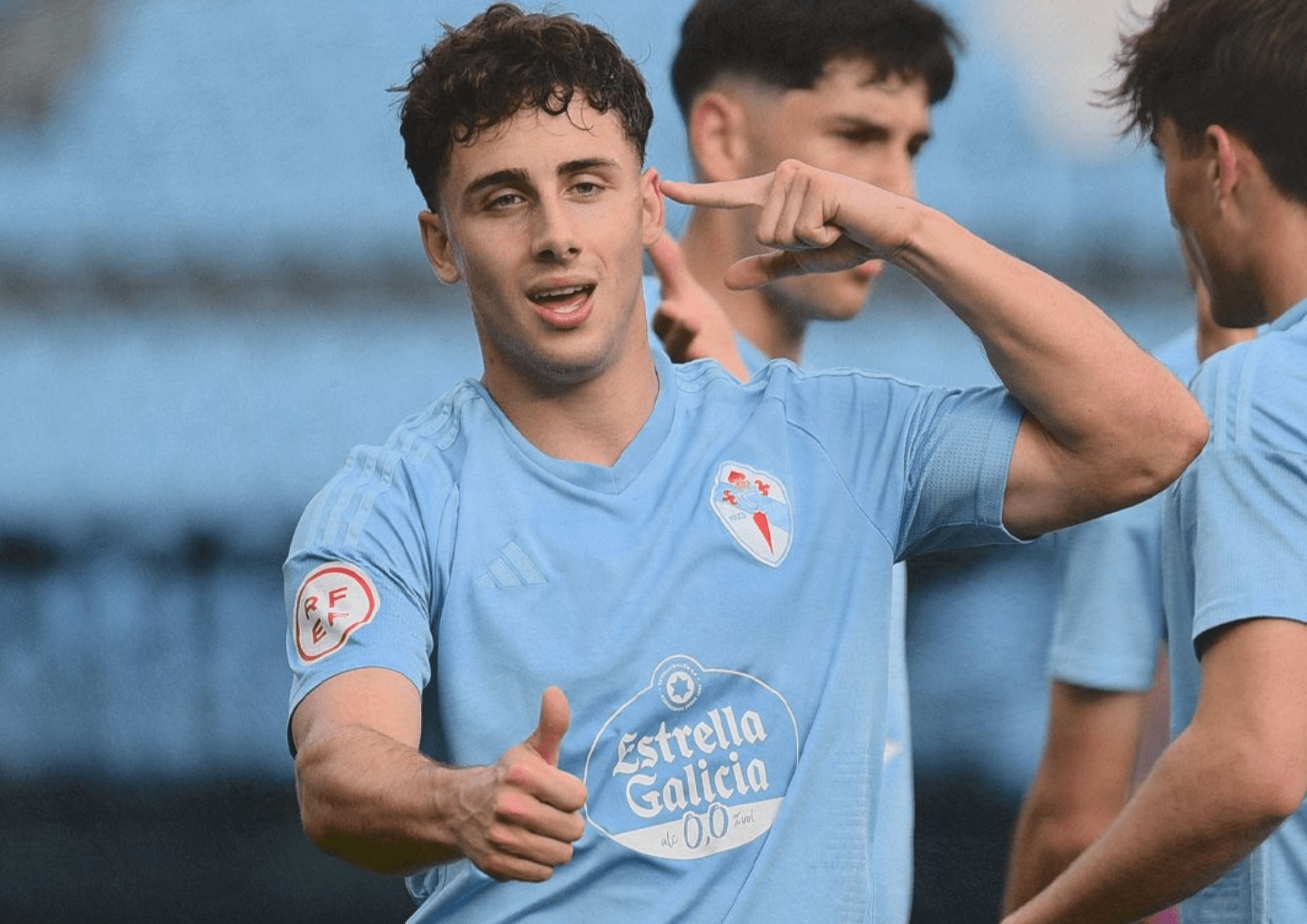  Pablo Durán celebra un gol.