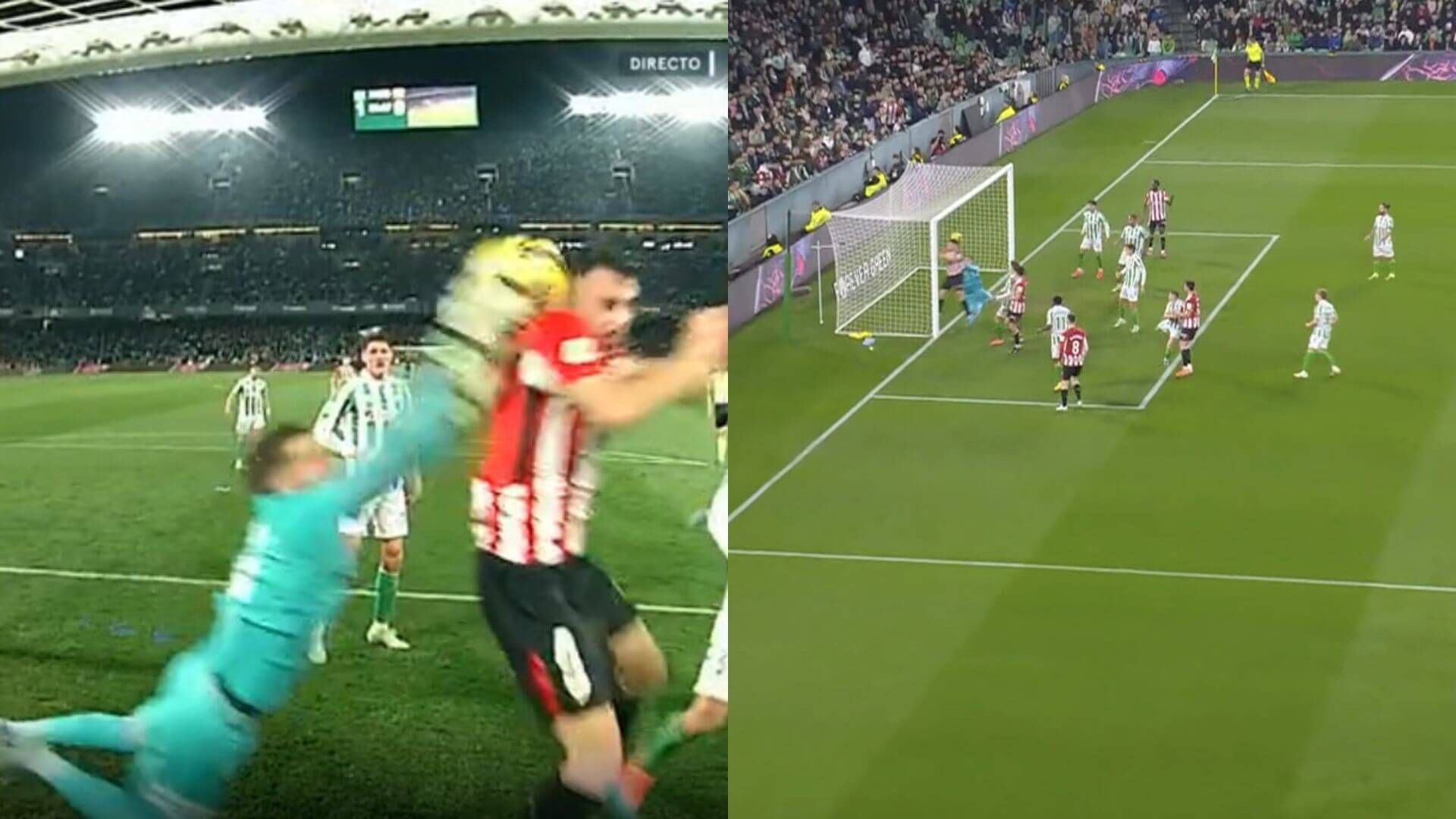 Los errores de Adrián San Miguel ante el Athletic.