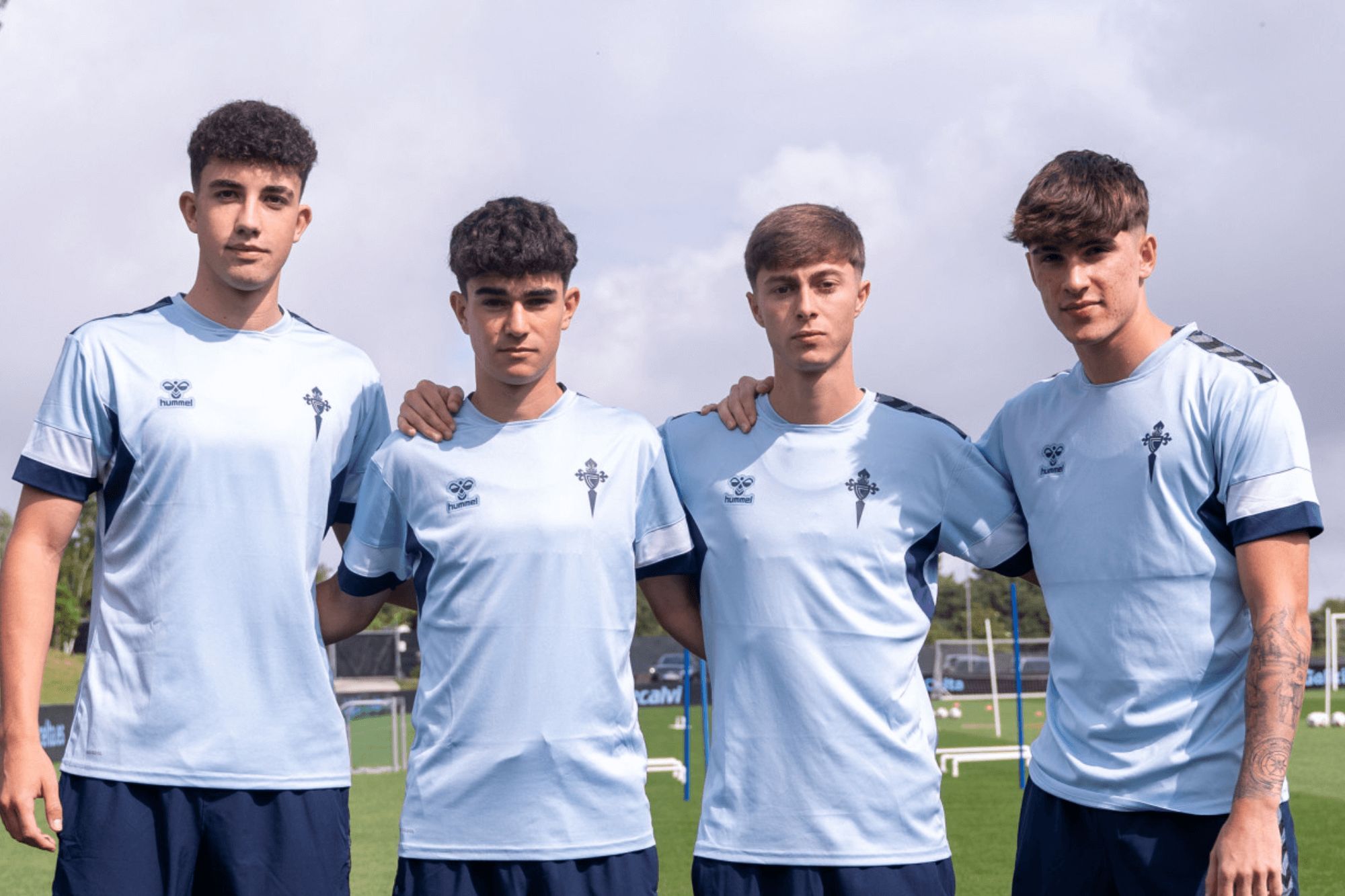 Óscar Marcos, Ángel Arcos, Hugo Burcio y Pablo Gavián.