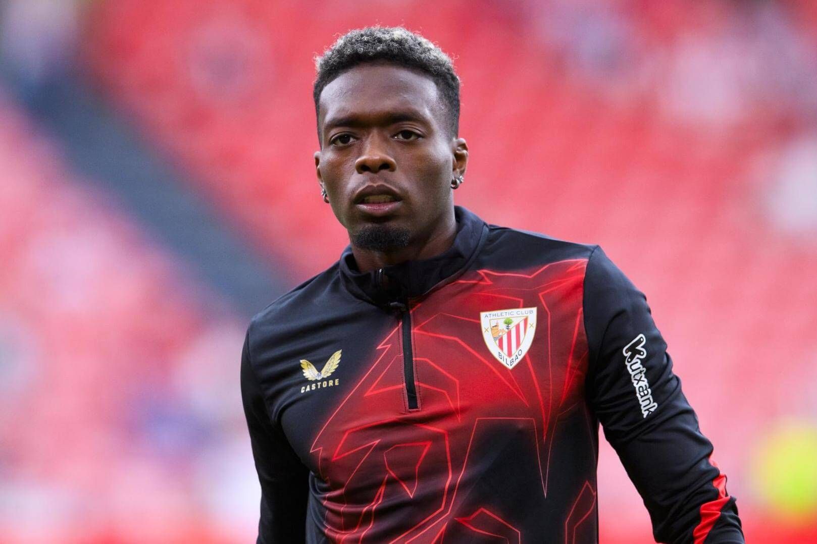 Álvaro Djaló, en su debut en San Mamés ante el Valencia.