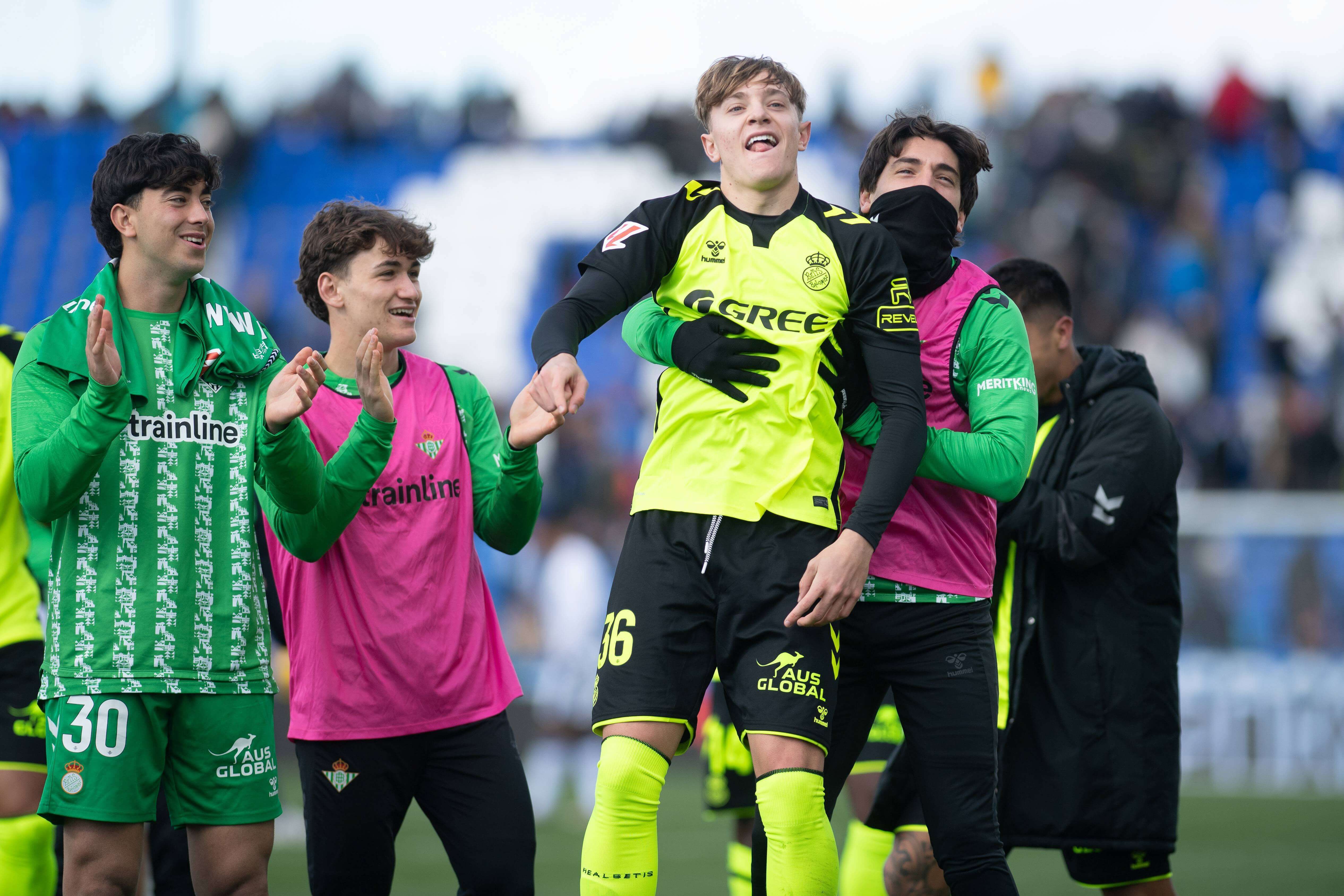 Jesús Rodríguez celebra el triunfo ante el Leganés