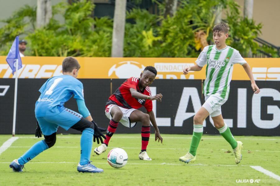 Imagen del Flamengo-Betis.