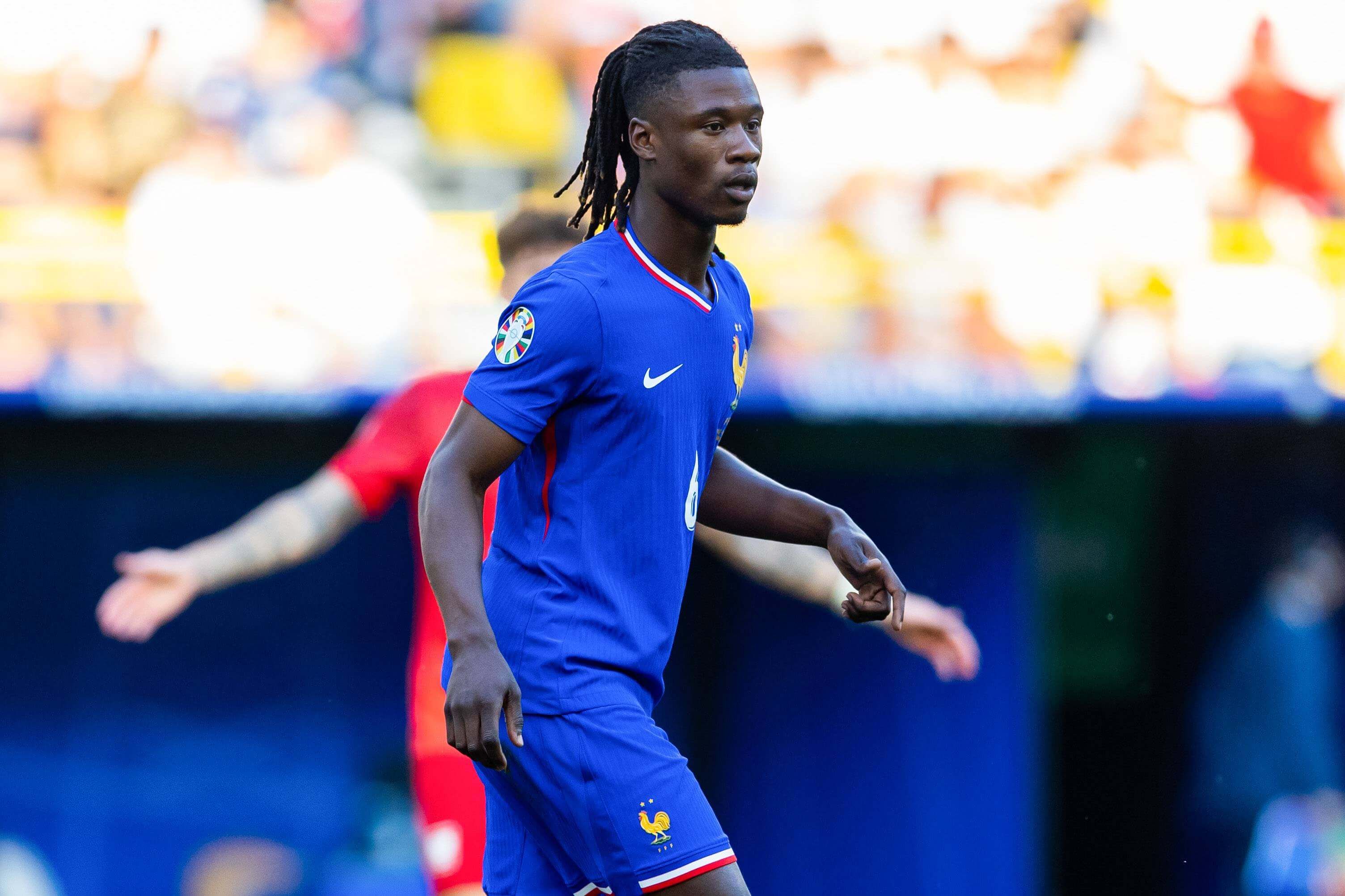  Eduardo Camavinga, en un partido con Francia en la Eurocopa.