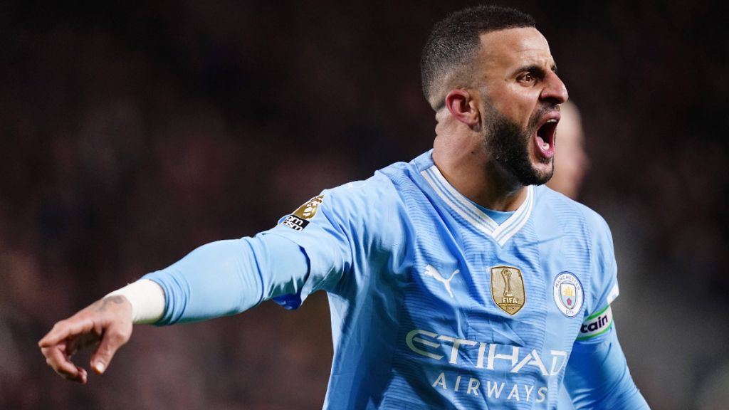  Kyle Walker, con el Manchester City.