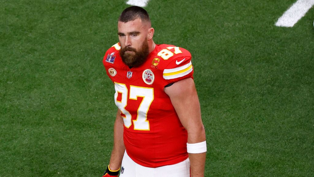 El enfado de Travis Kelce en la Super Bowl 2024 (Cordon Press)